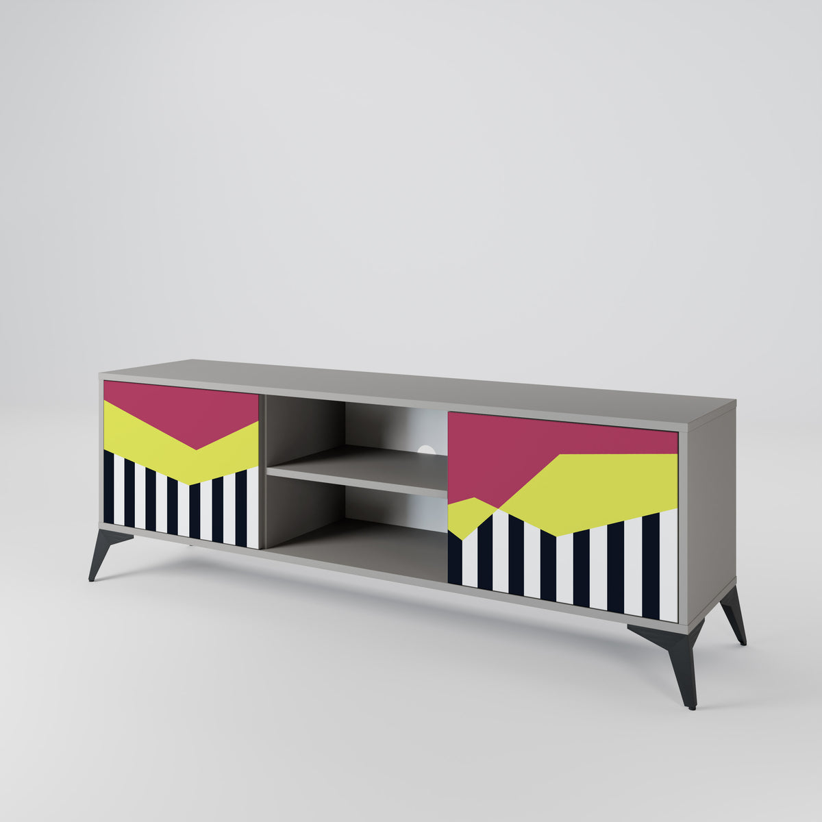 PIANO FANTASY Dvoudveřový TV stolek