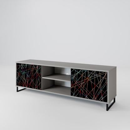 LUMINOUS SNARE Dvoudveřový TV stolek