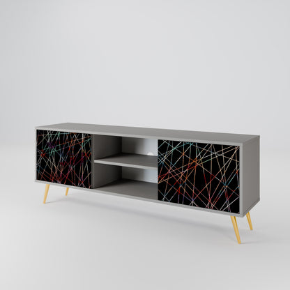 LUMINOUS SNARE Dvoudveřový TV stolek