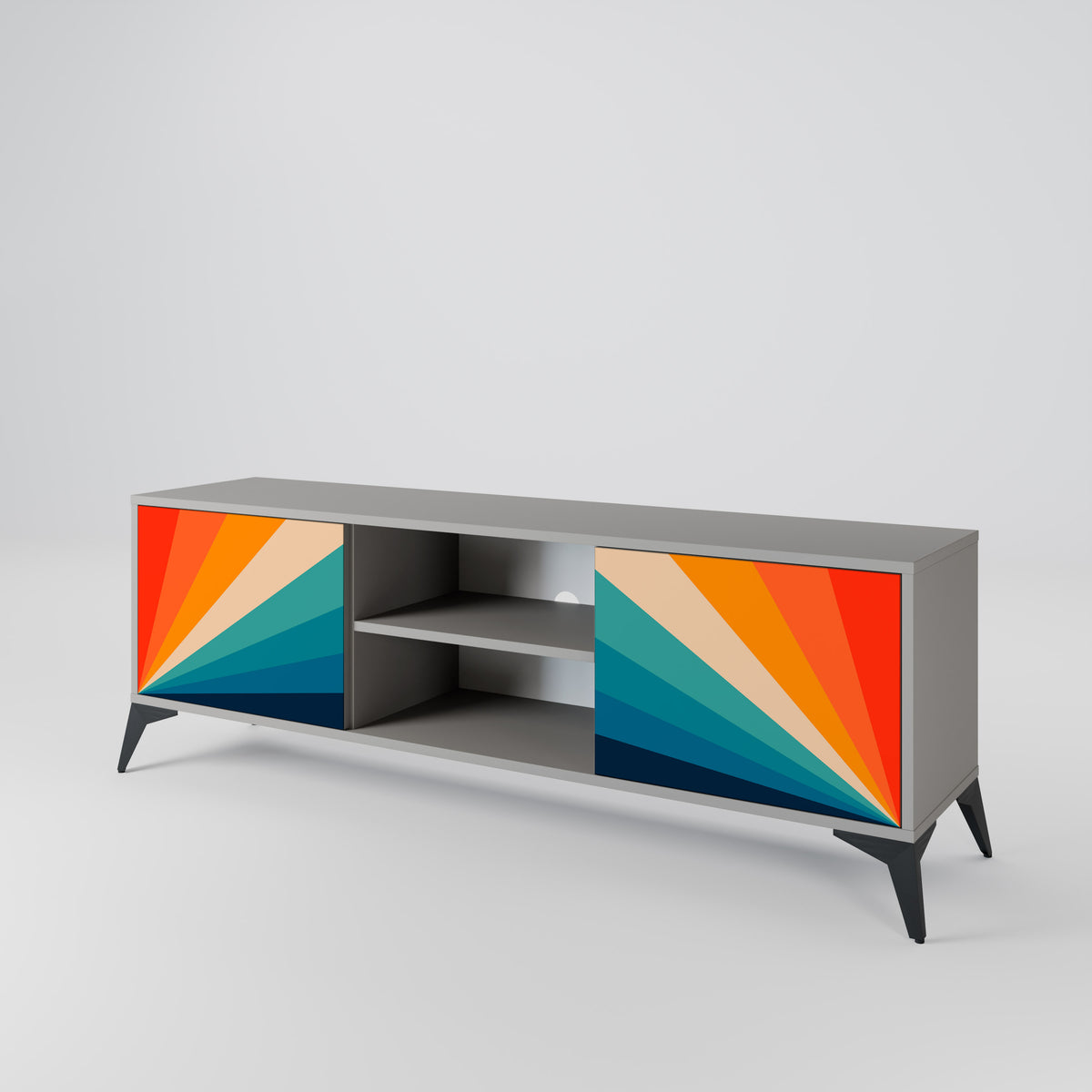 PRISM CONCUSSION Dvoudveřový TV stolek