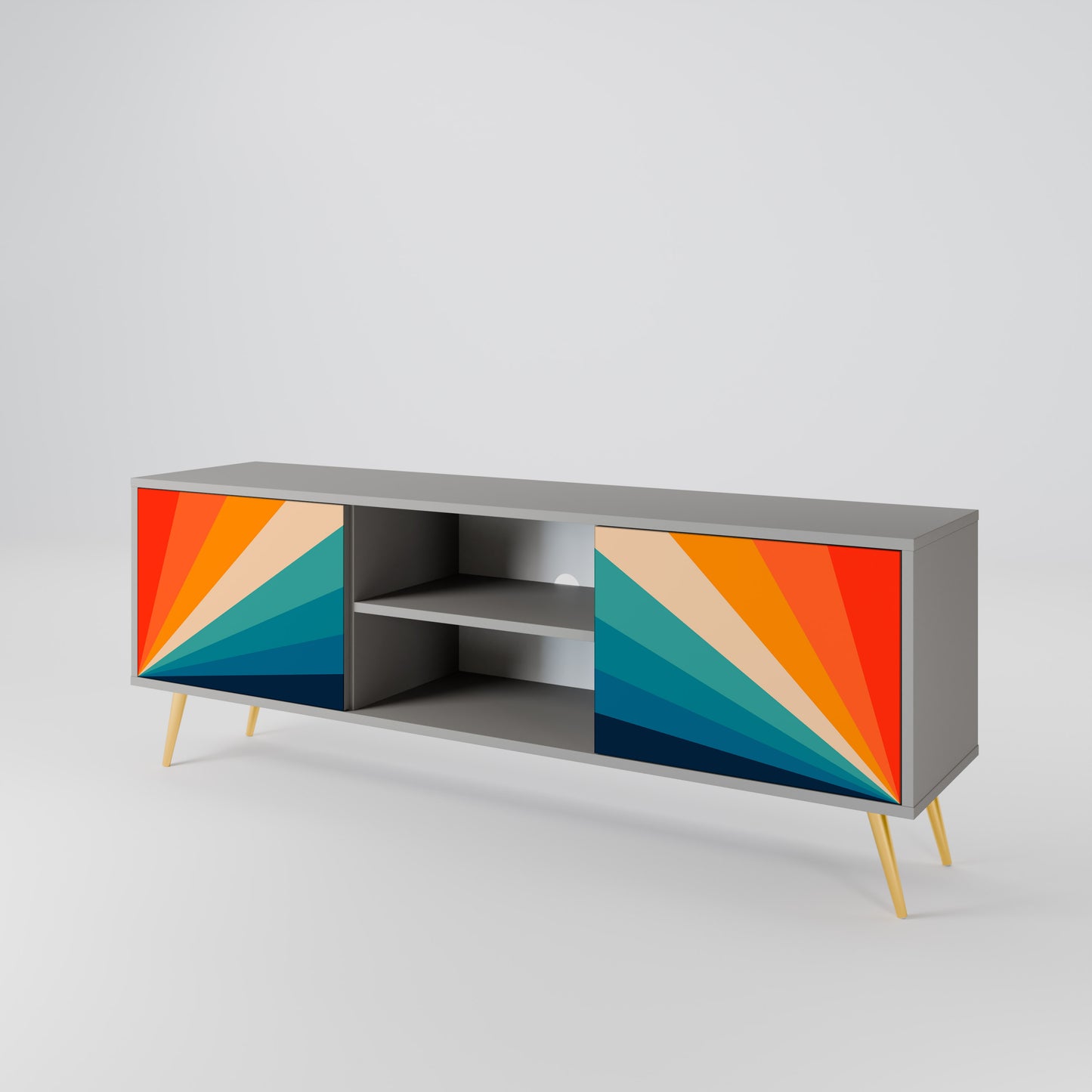 PRISM CONCUSSION Dvoudveřový TV stolek