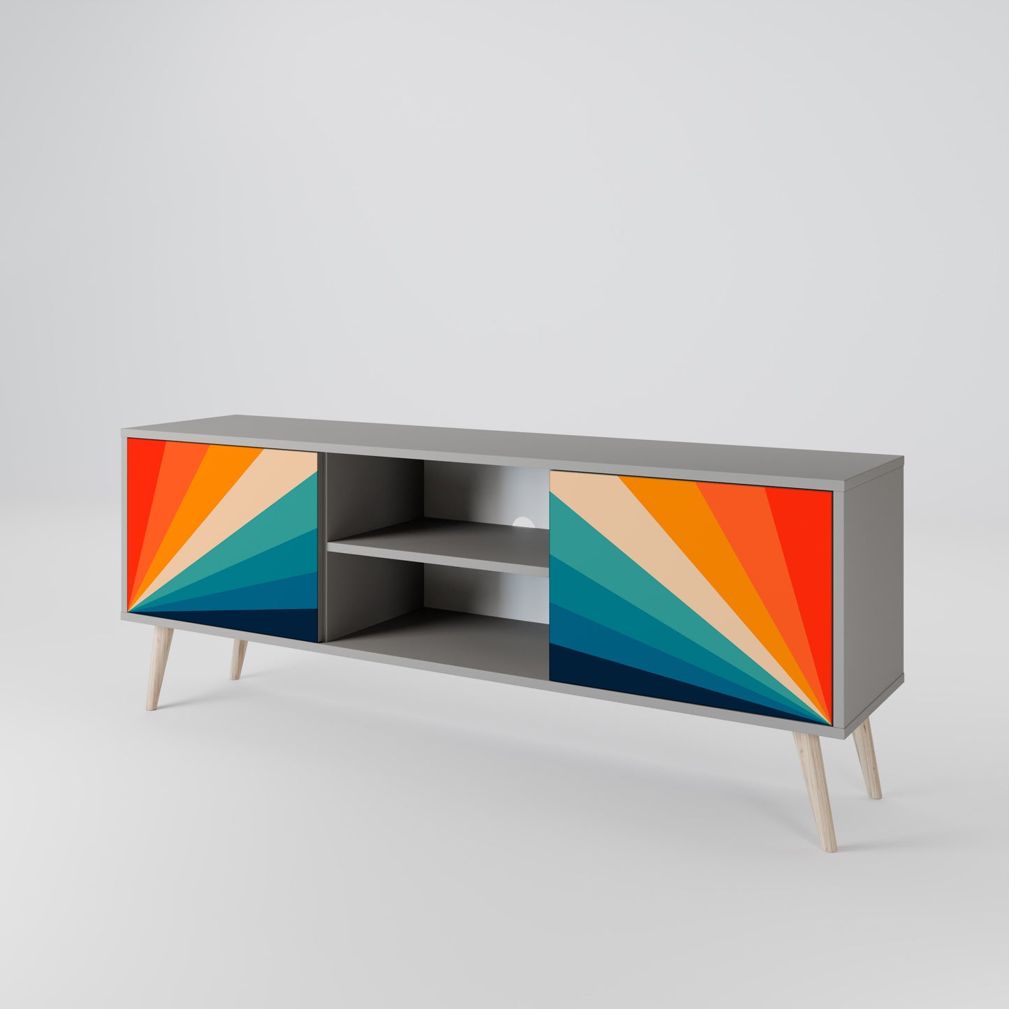 PRISM CONCUSSION Dvoudveřový TV stolek