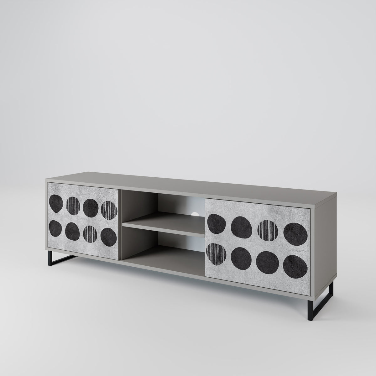 GHOSTLY GRADIENTS Dvoudveřový TV stolek