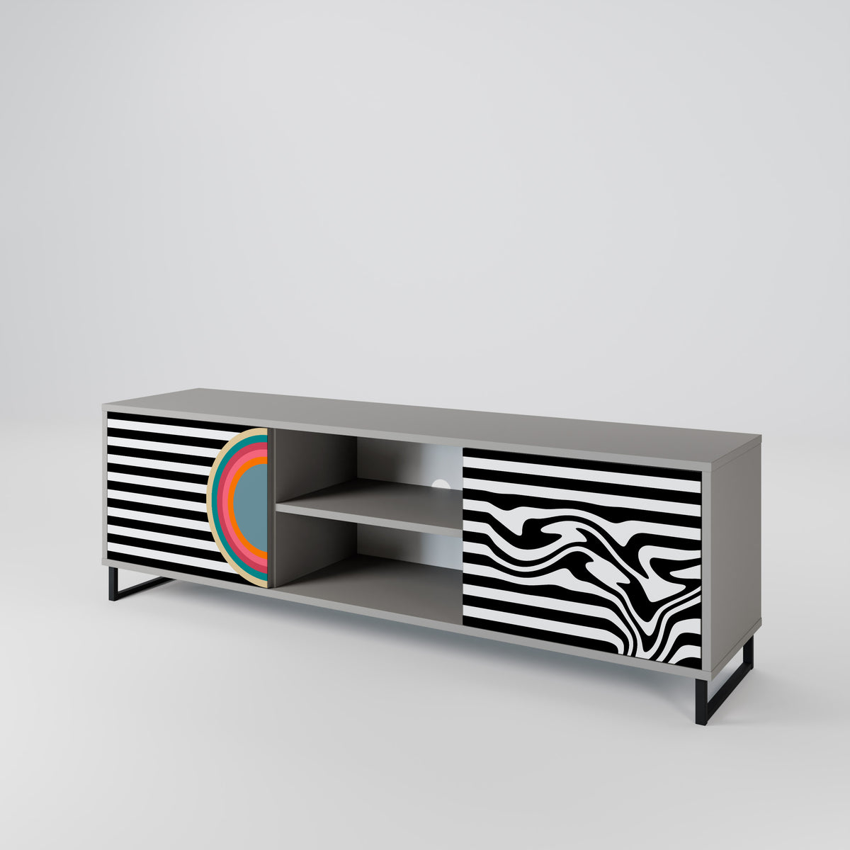 SPECTRA SHOWCASE Dvoudveřový TV stolek