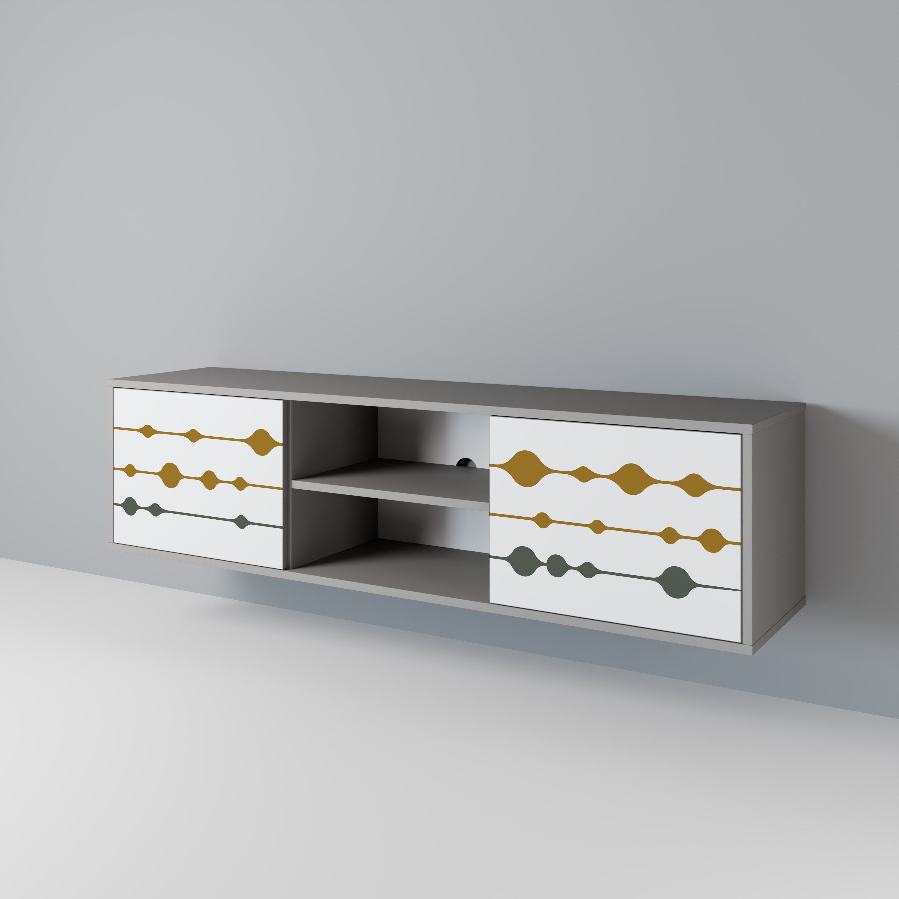 VIVID TONE Dvoudveřový TV stolek