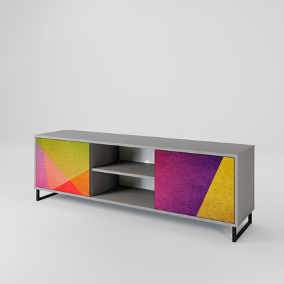 VIVID GEOMETRY Dvoudveřový TV stolek