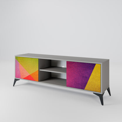 VIVID GEOMETRY Dvoudveřový TV stolek
