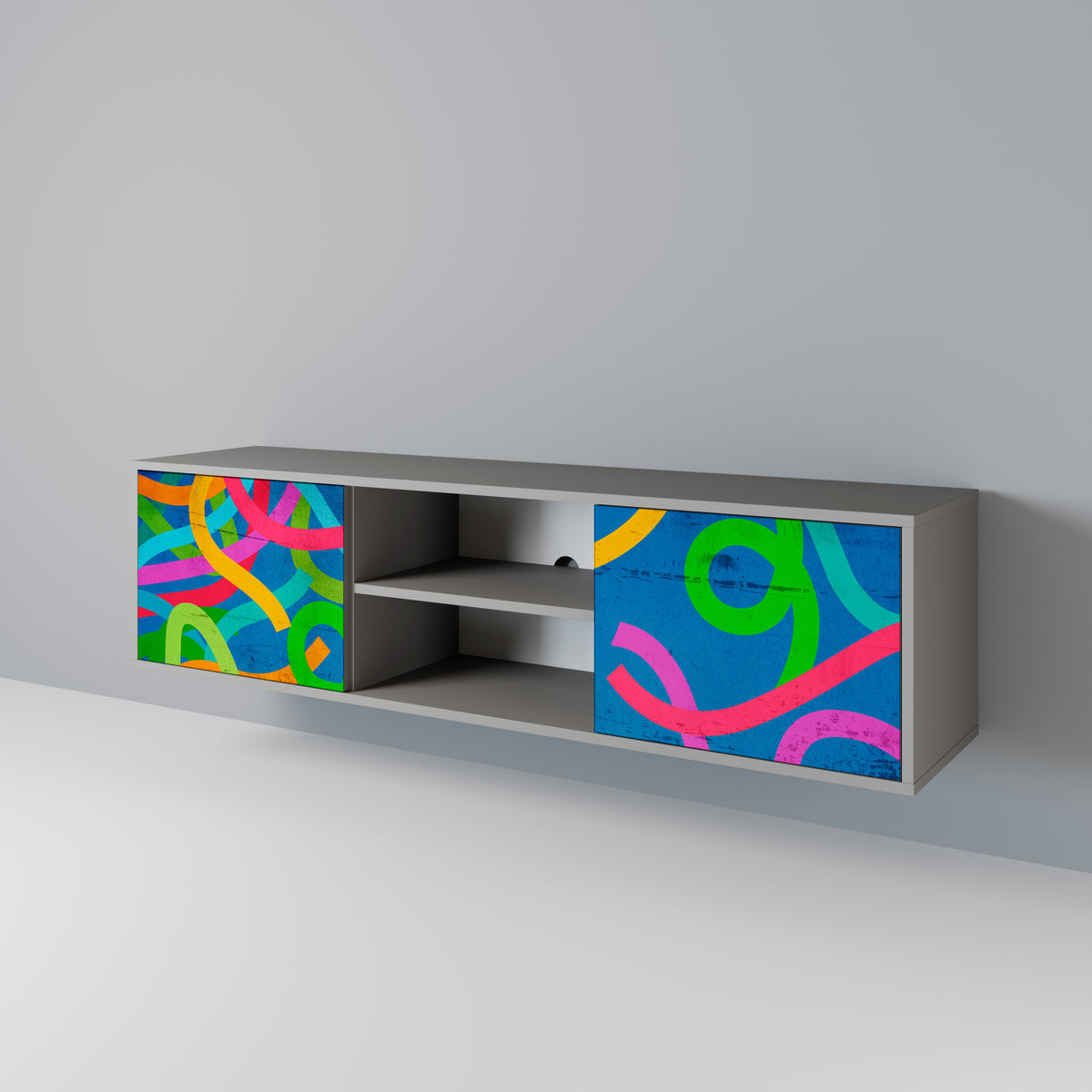 STREAMER TANGLE Dvoudveřový TV stolek