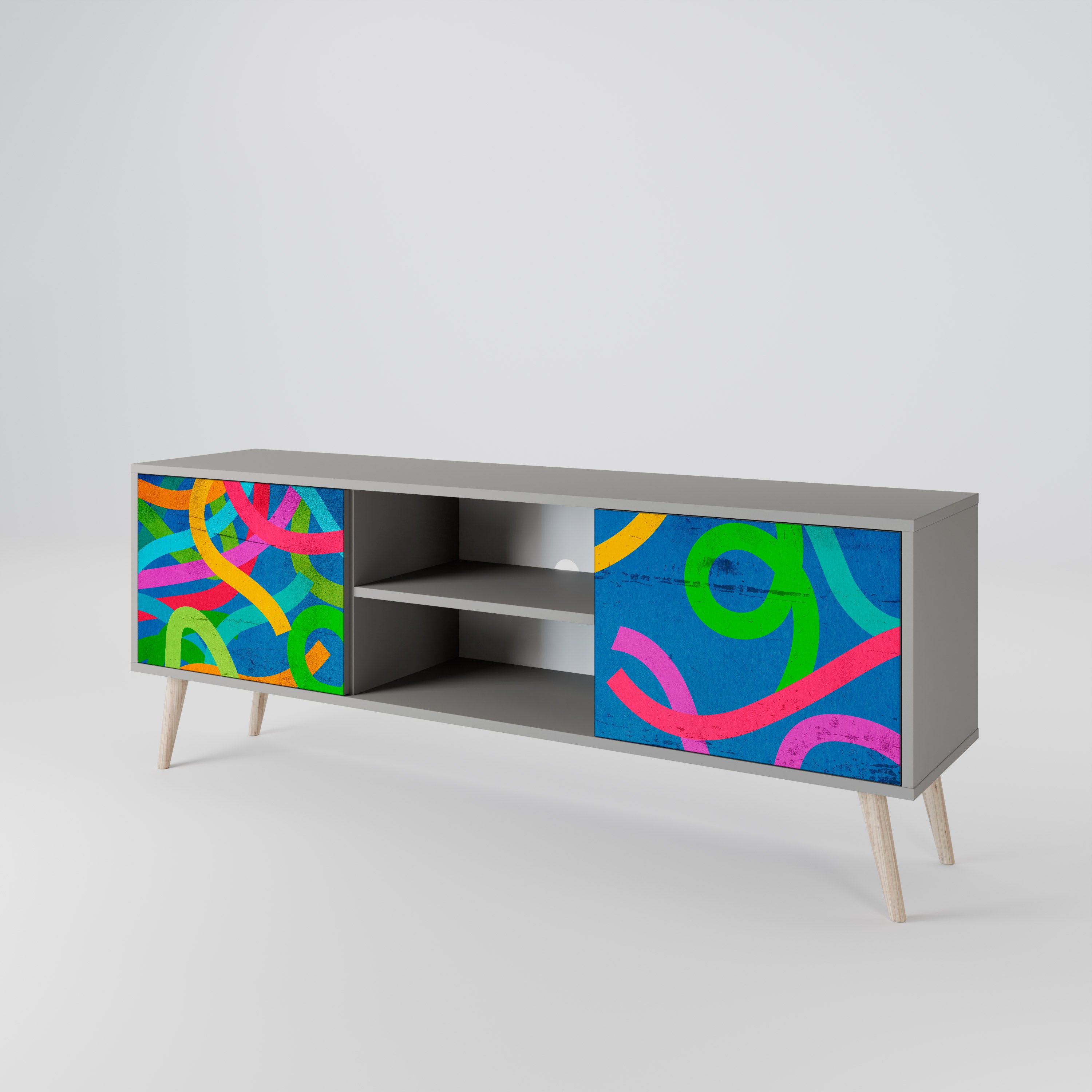 STREAMER TANGLE Dvoudveřový TV stolek