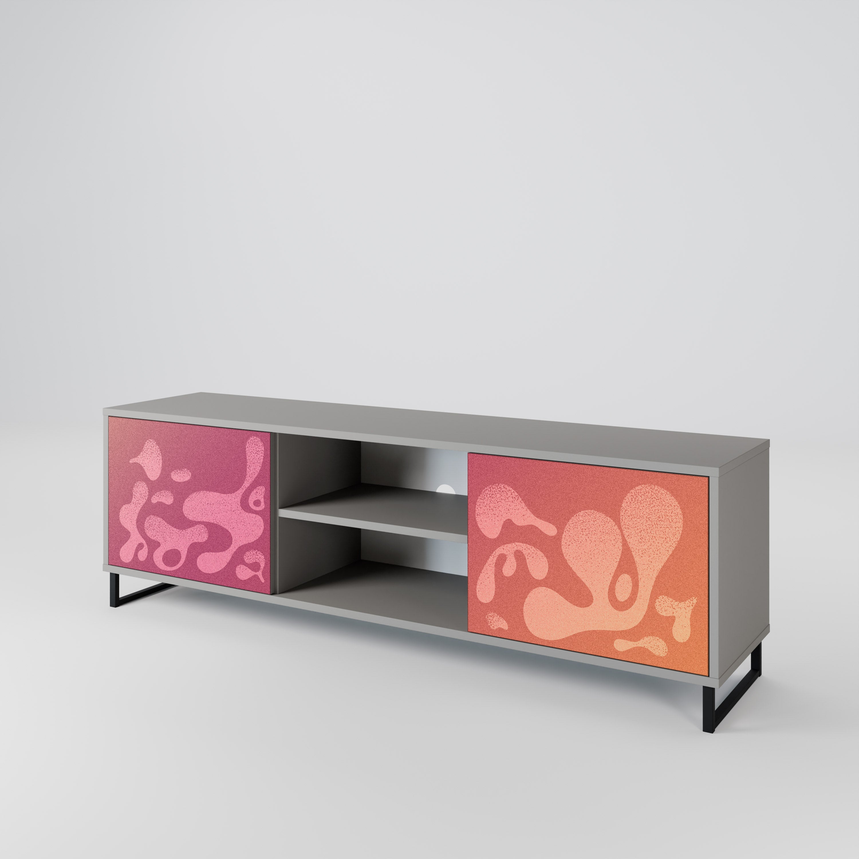 IRREGULAR PINK 2-Door TV Cabinet