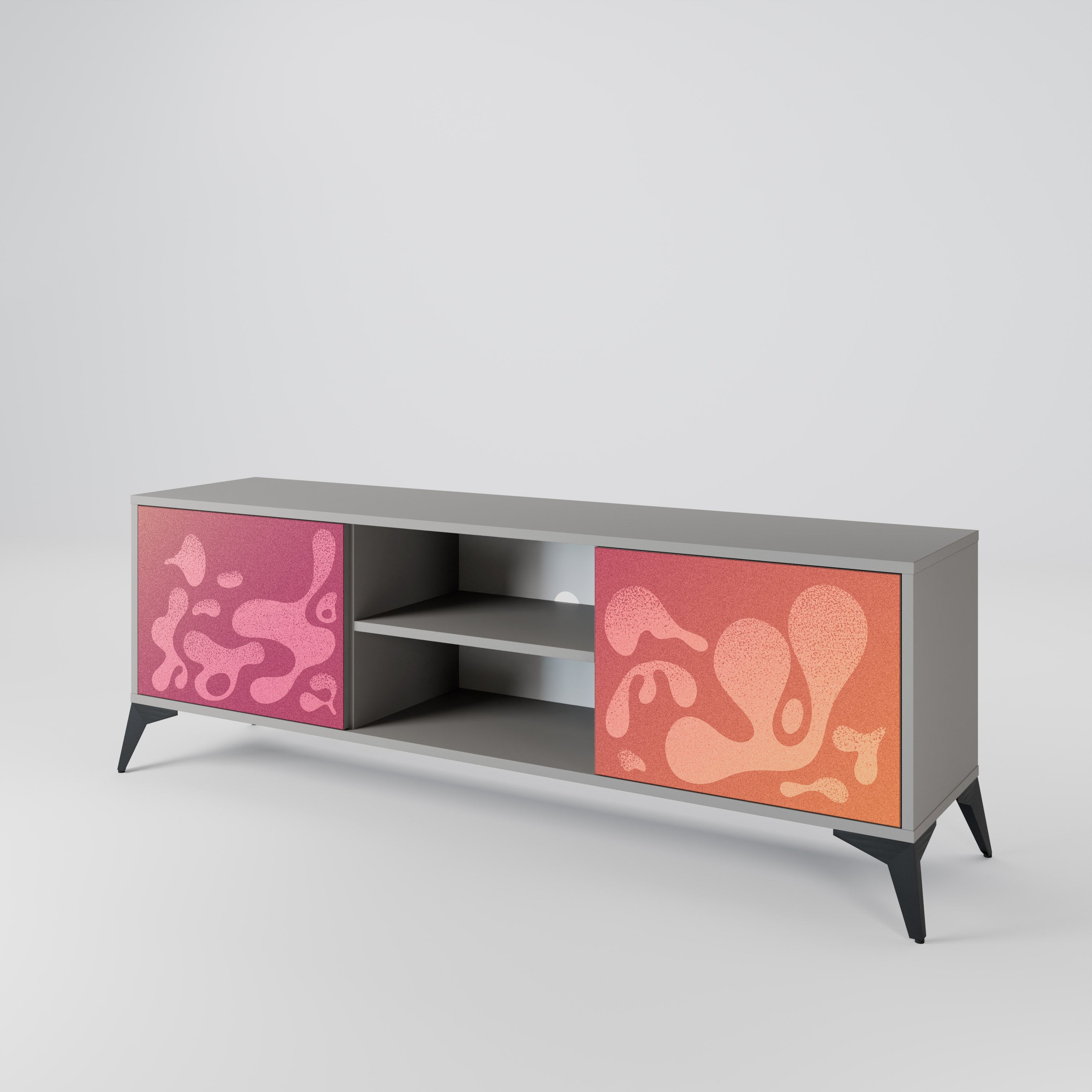 IRREGULAR PINK 2-Door TV Cabinet