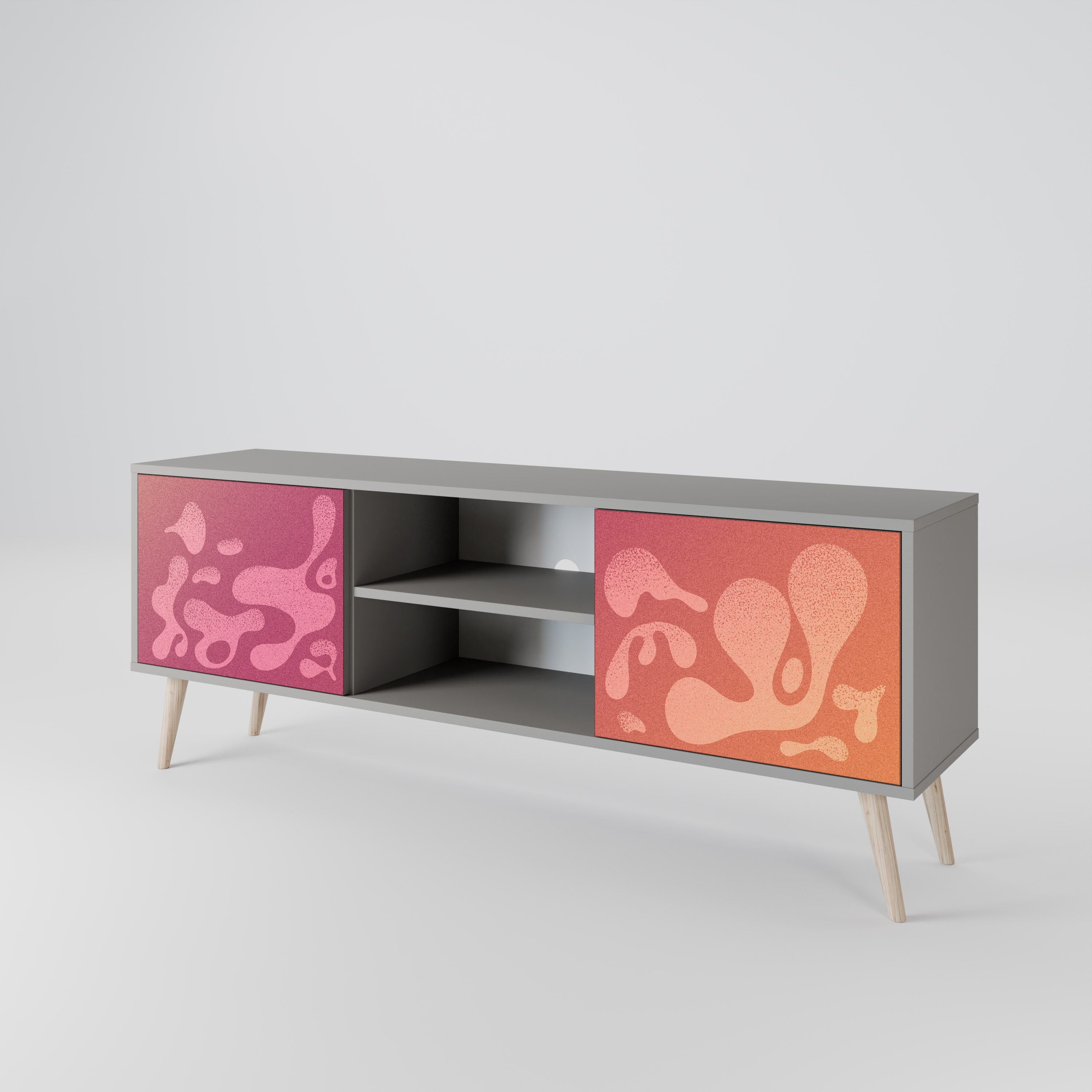 IRREGULAR PINK 2-Door TV Cabinet