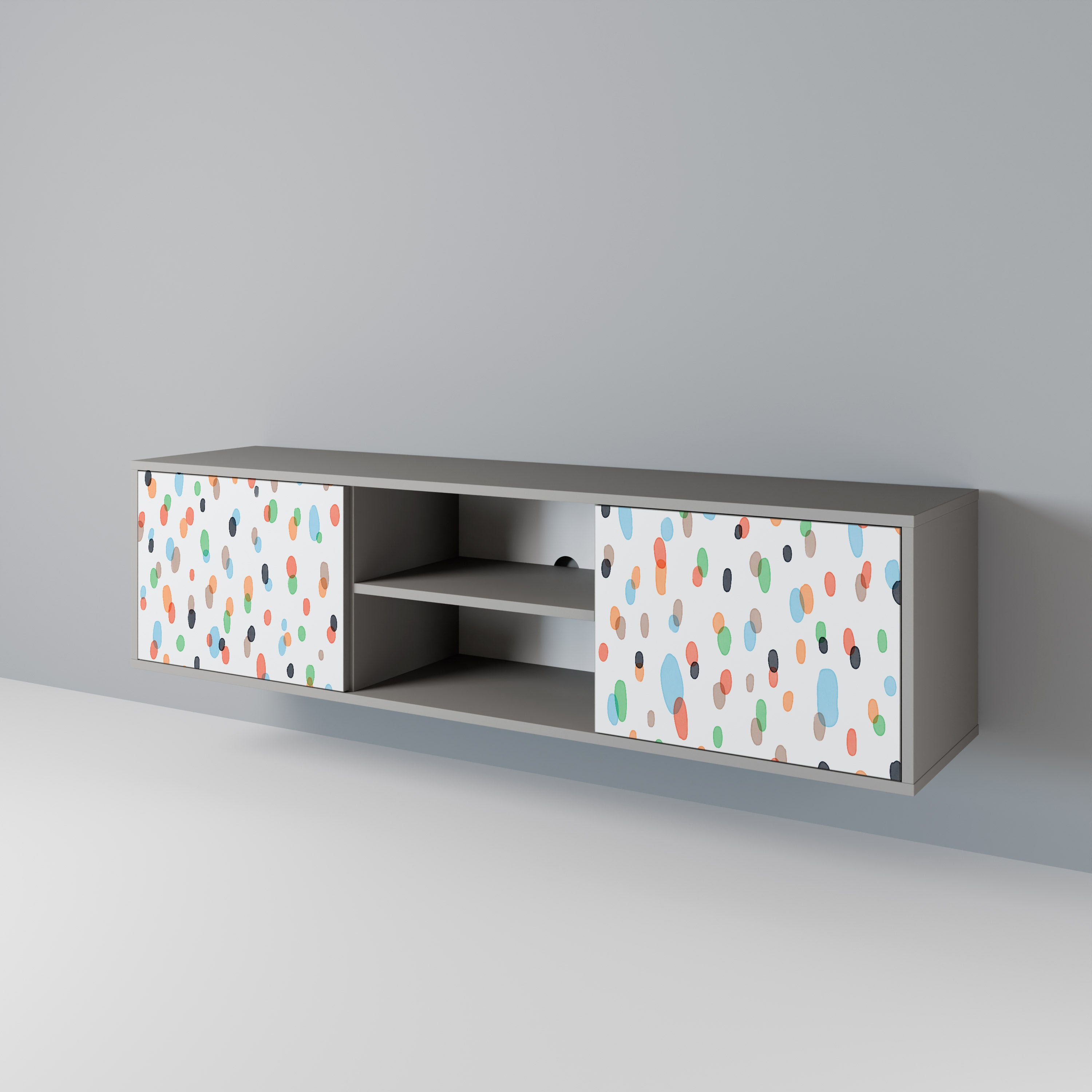 ENERGETIC SPOTS Dvoudveřový TV stolek