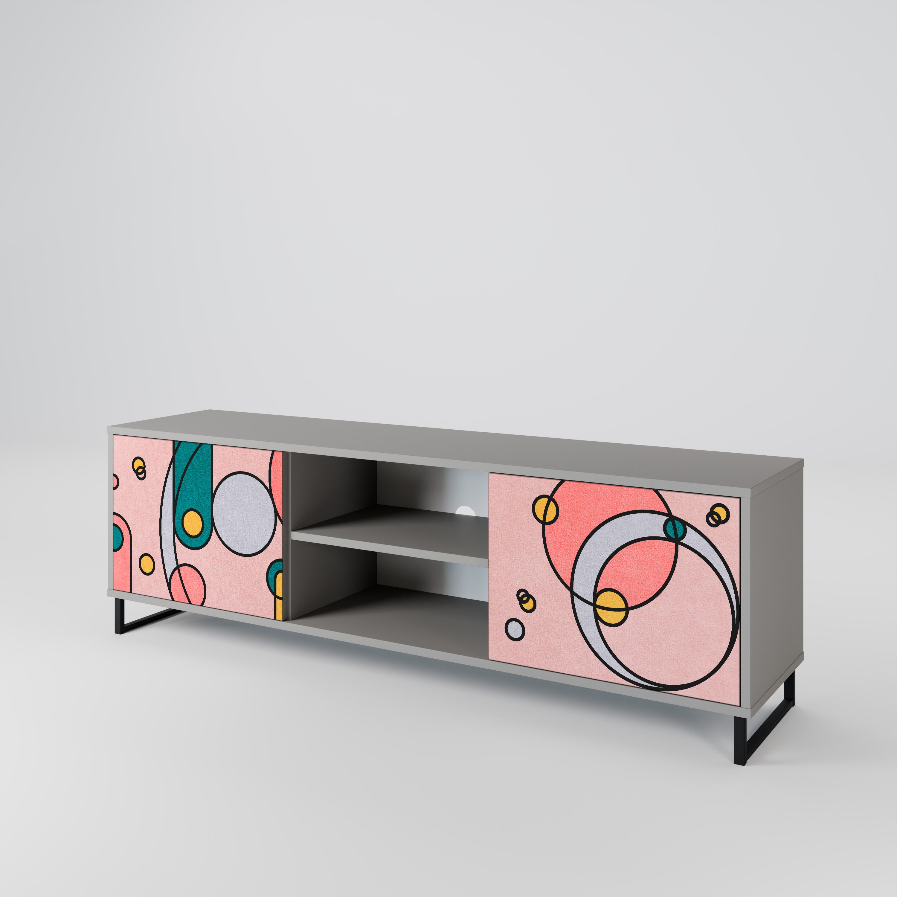 GOSSAMER ECHOES Dvoudveřový TV stolek