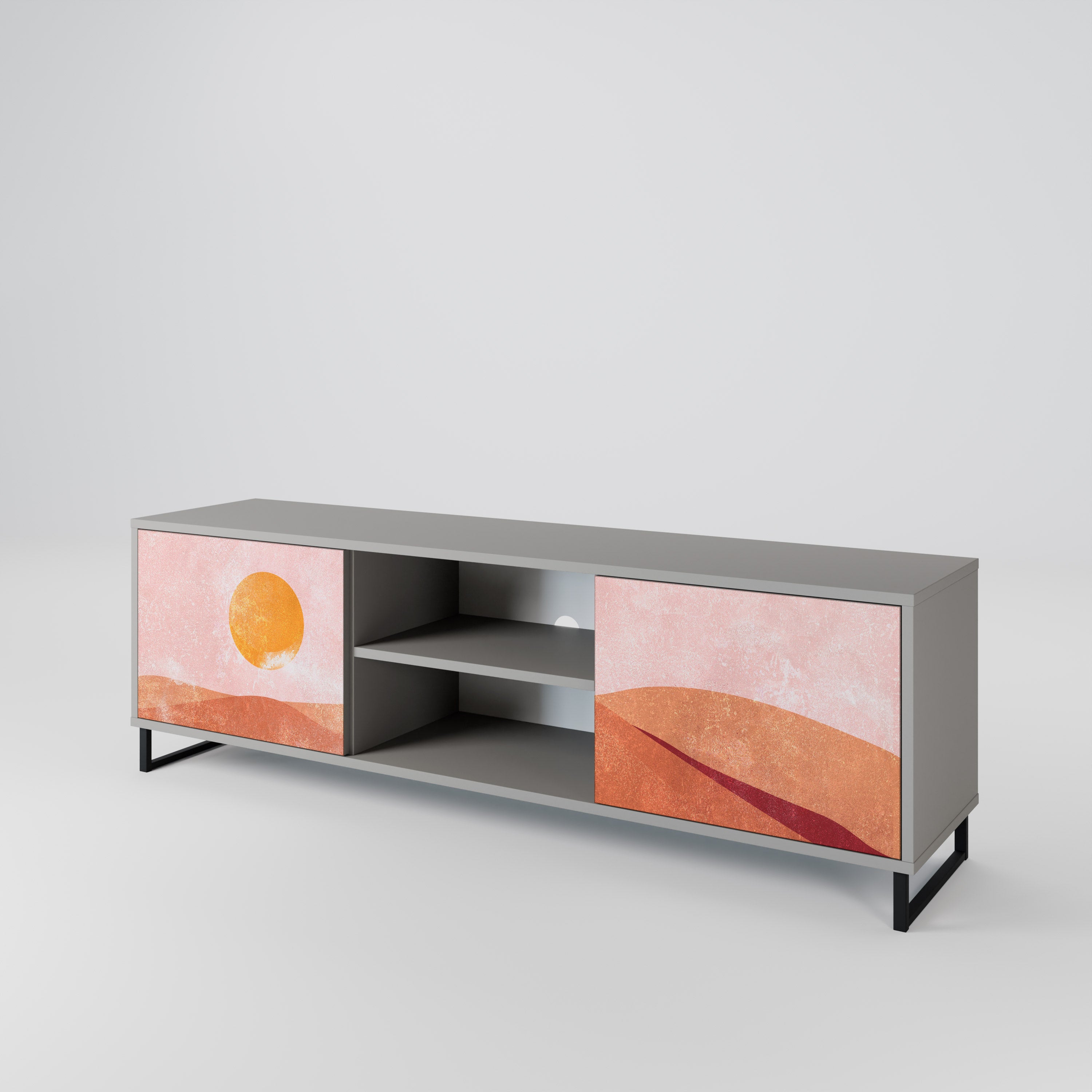 LUMINOUS SUNLIGHT Dvoudveřový TV stolek