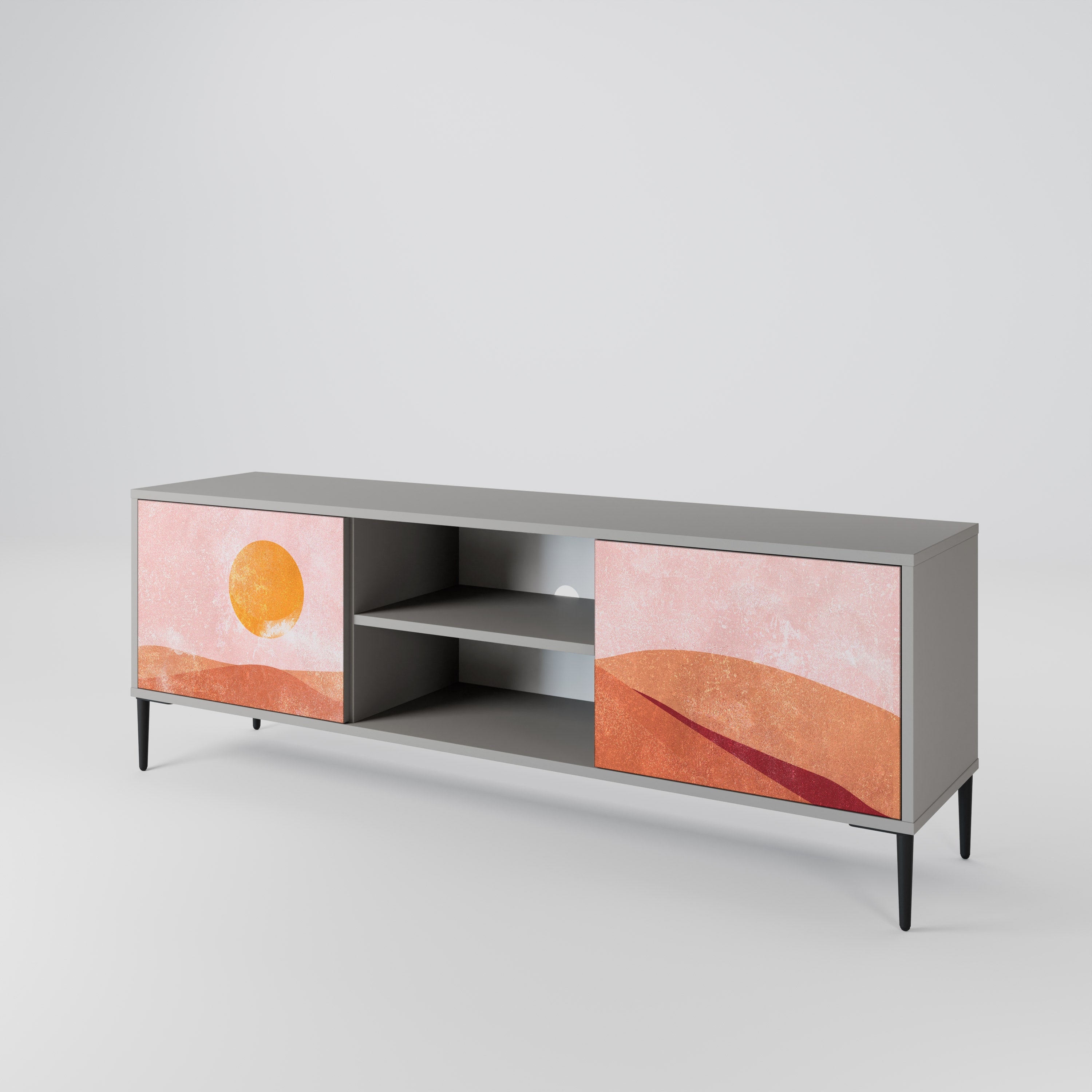 LUMINOUS SUNLIGHT Dvoudveřový TV stolek