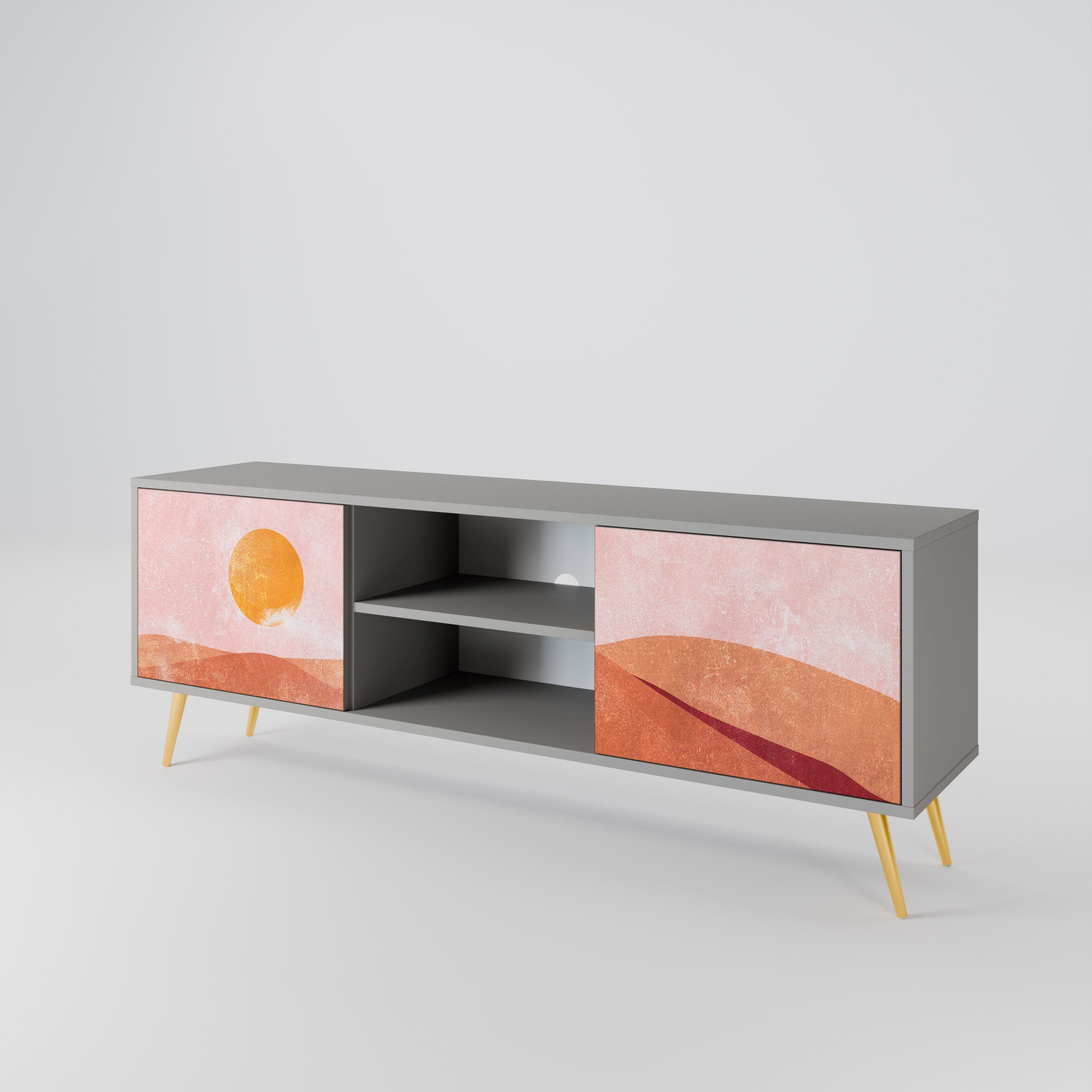 LUMINOUS SUNLIGHT Dvoudveřový TV stolek