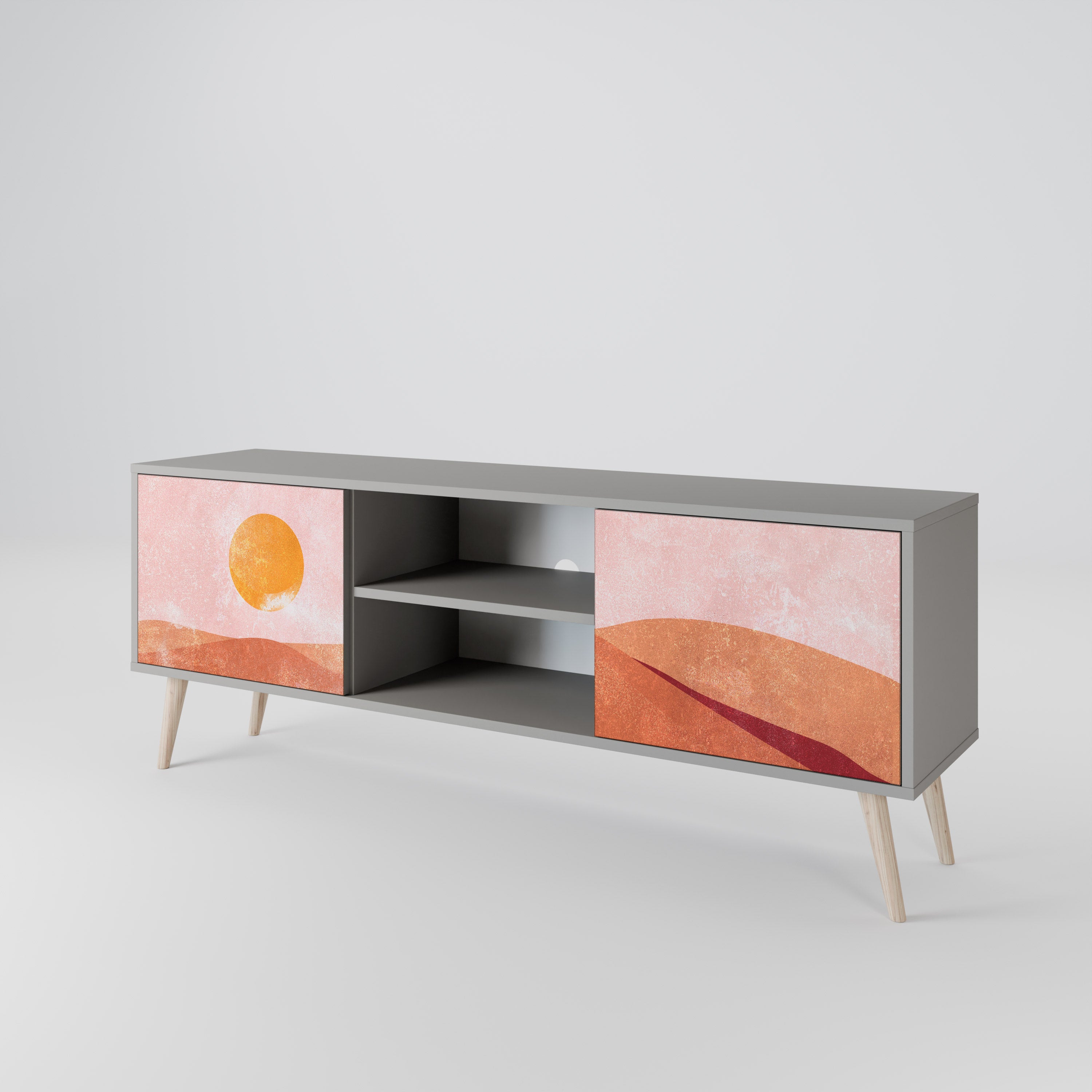 LUMINOUS SUNLIGHT Dvoudveřový TV stolek