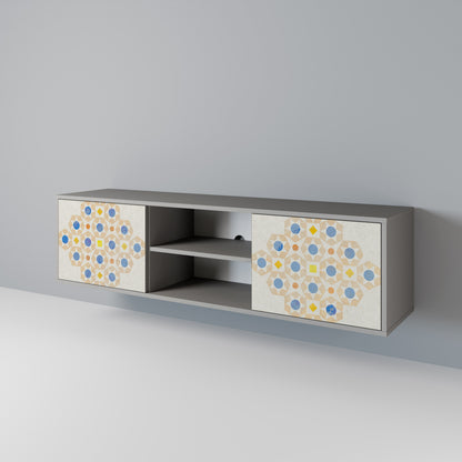 PATTERNED PRISM Dvoudveřový TV stolek
