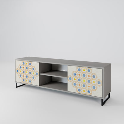 PATTERNED PRISM Dvoudveřový TV stolek