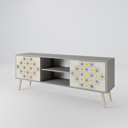 PATTERNED PRISM Dvoudveřový TV stolek
