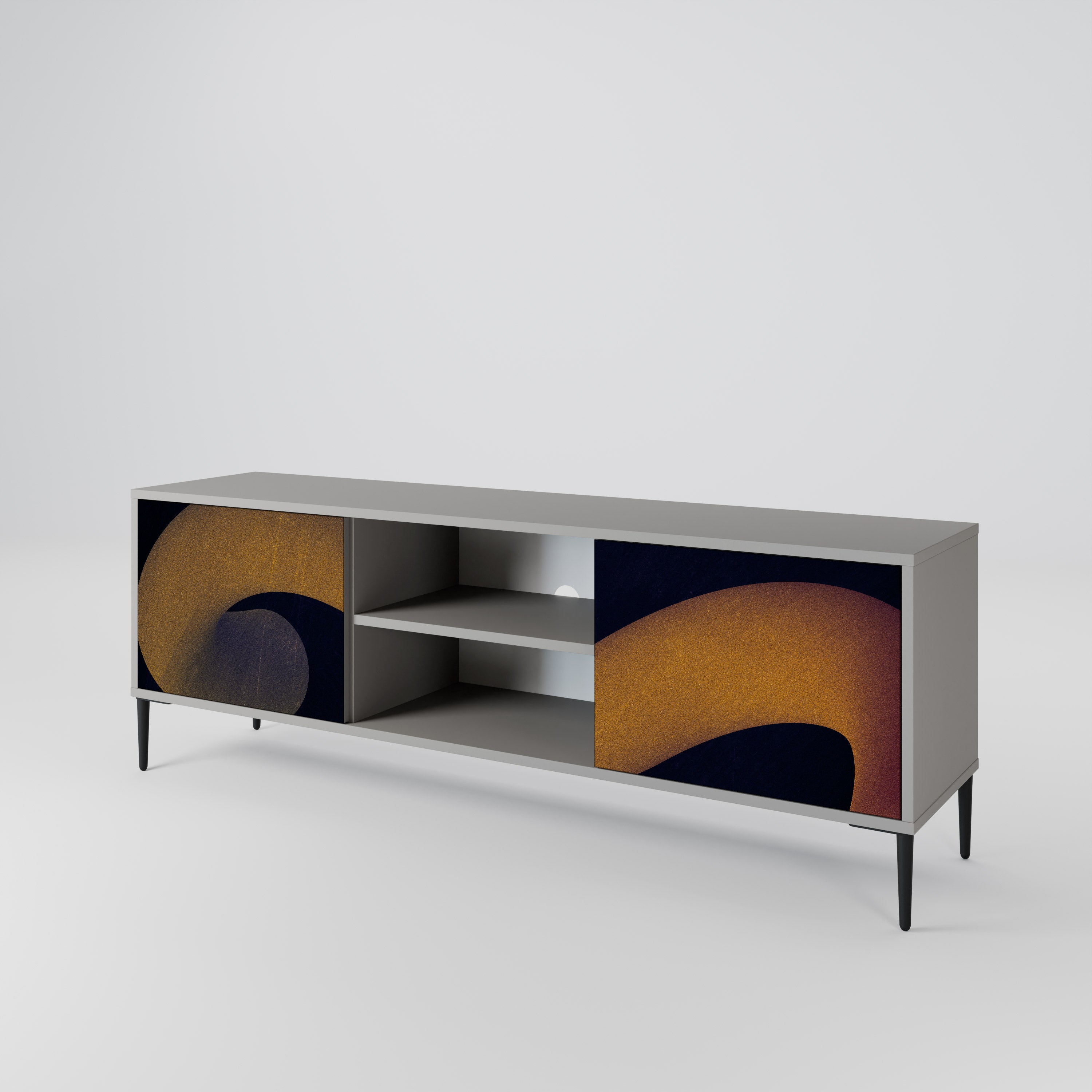 HOLLOW TIME 2-Door TV Cabinet