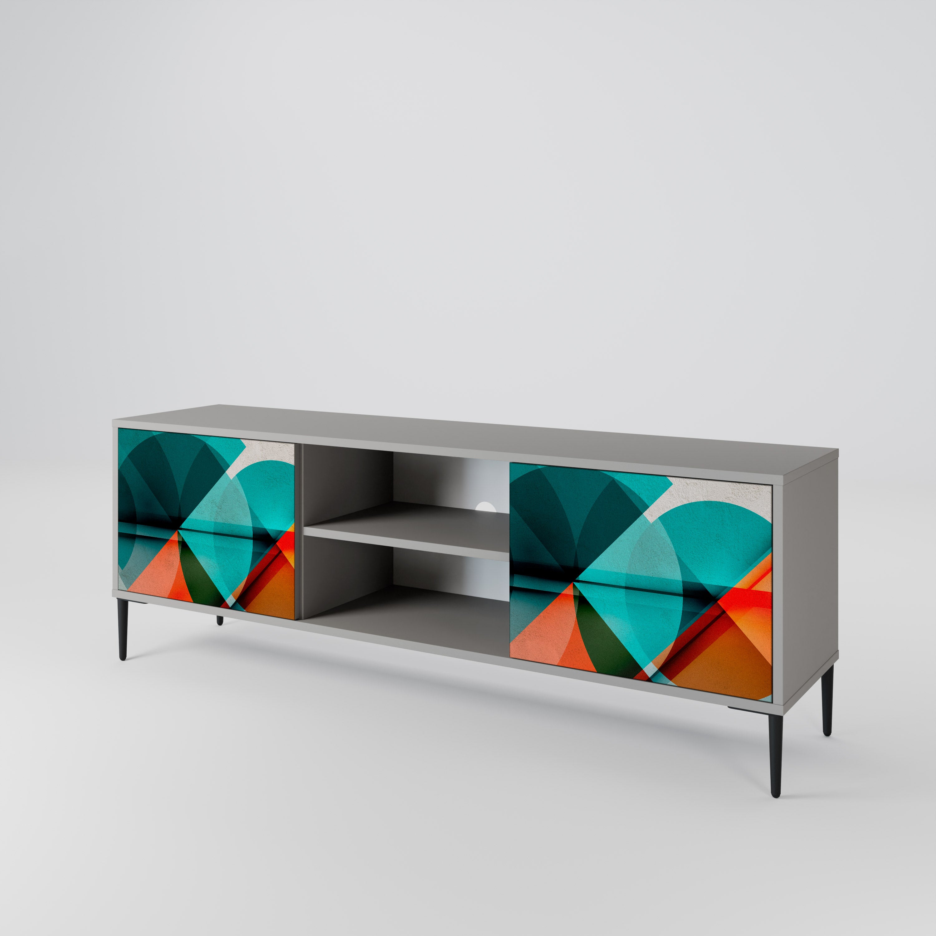 CIRCULAR RHAPSODY 2-Door TV Cabinet