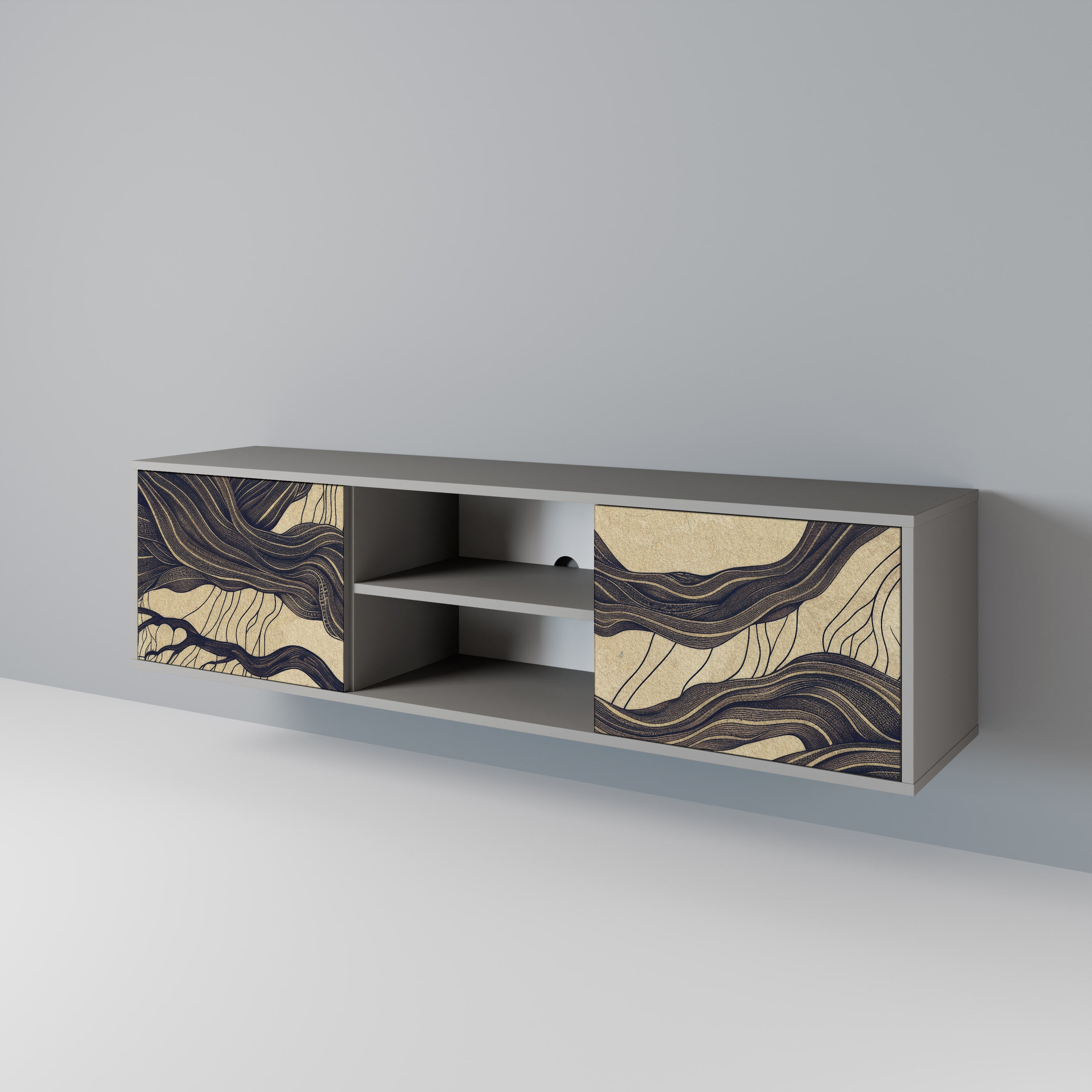 UNIFIED FRAGMENTS 2-Door TV Cabinet