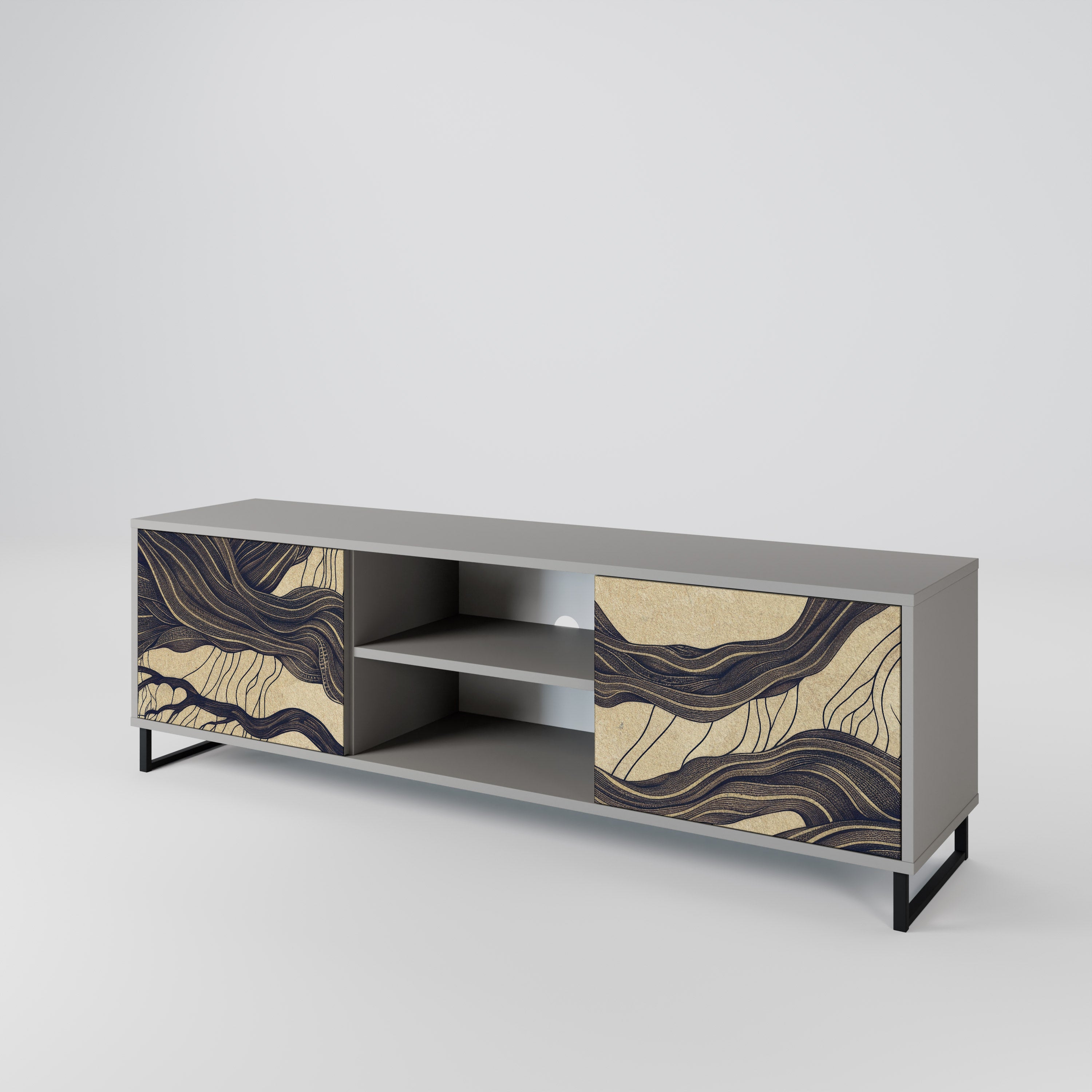 UNIFIED FRAGMENTS 2-Door TV Cabinet