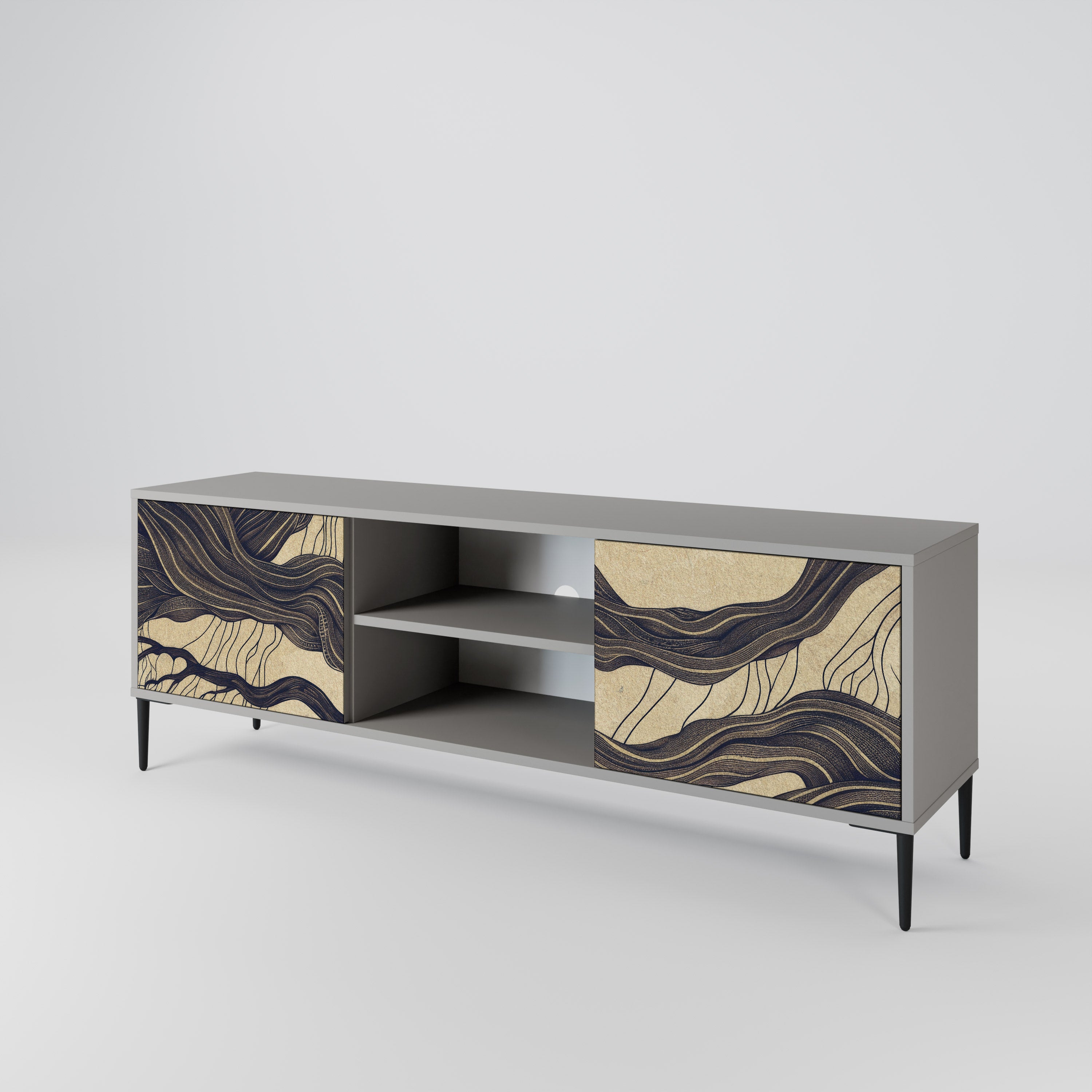 UNIFIED FRAGMENTS 2-Door TV Cabinet