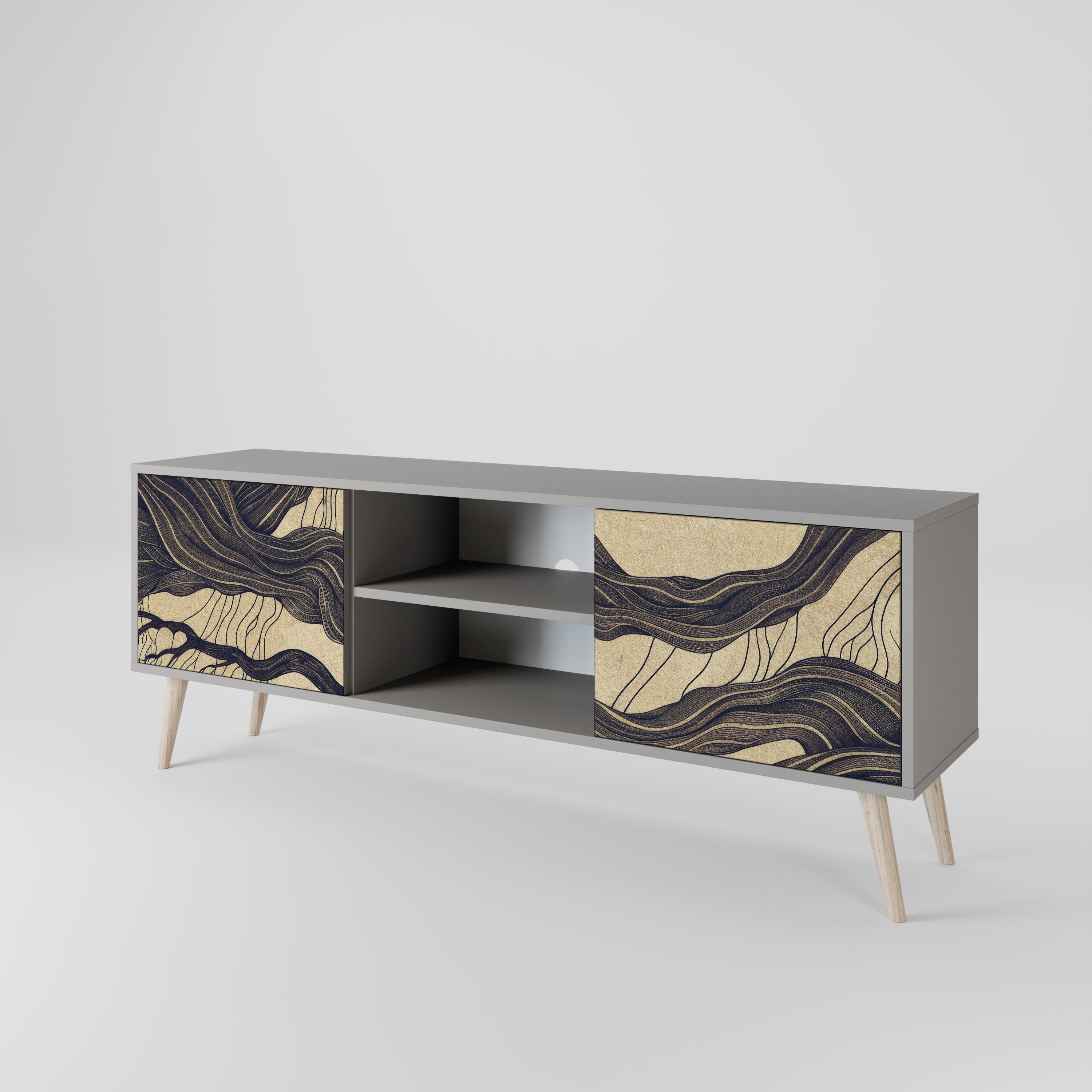 UNIFIED FRAGMENTS 2-Door TV Cabinet