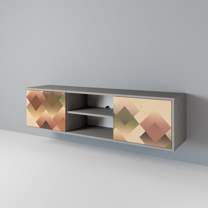 GEOMETRIC FUSION Dvoudveřový TV stolek