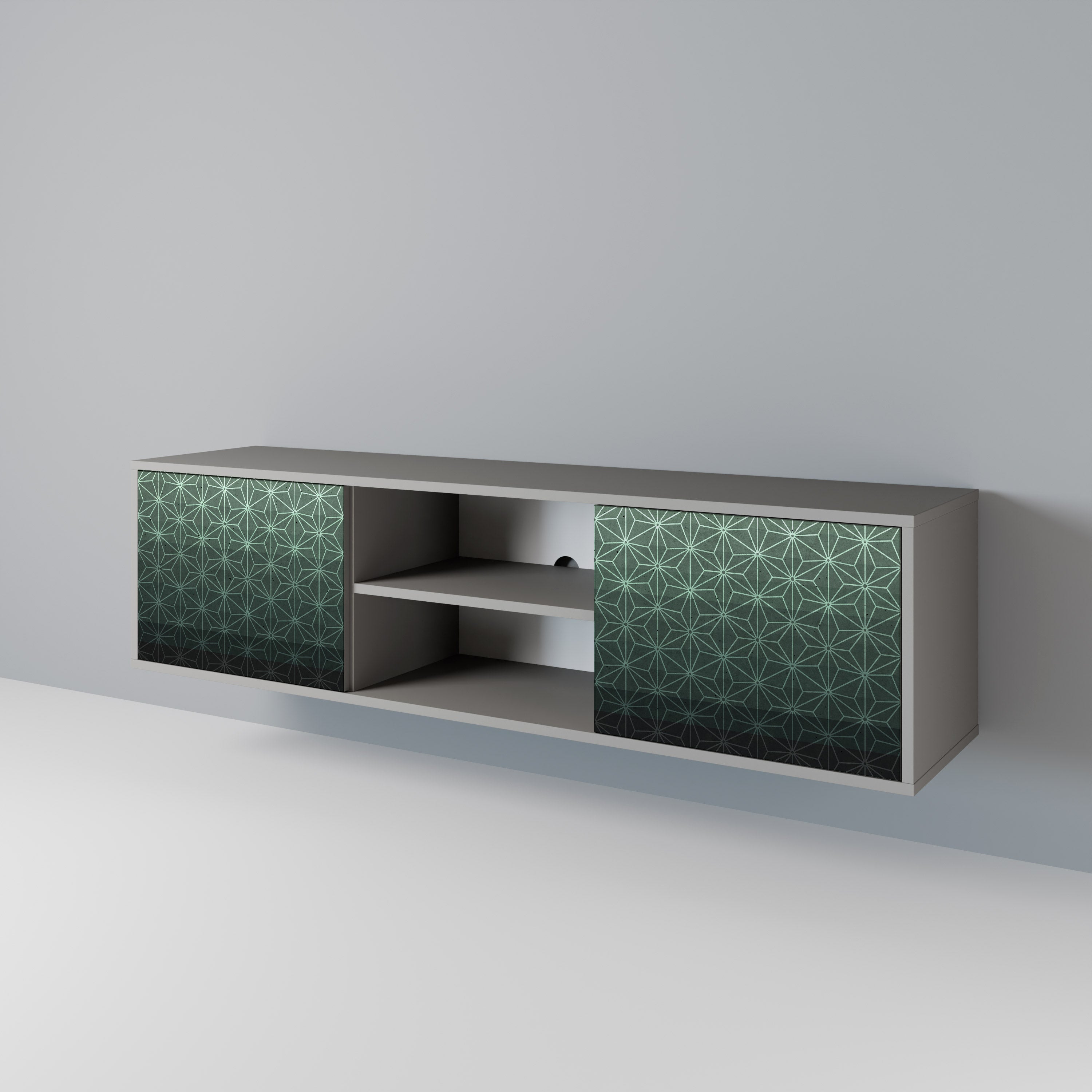 ORNAMENTAL GLIMMER 2-Door TV Cabinet