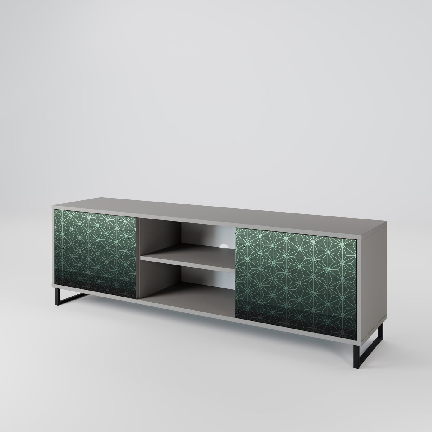 ORNAMENTAL GLIMMER Dvoudveřový TV stolek