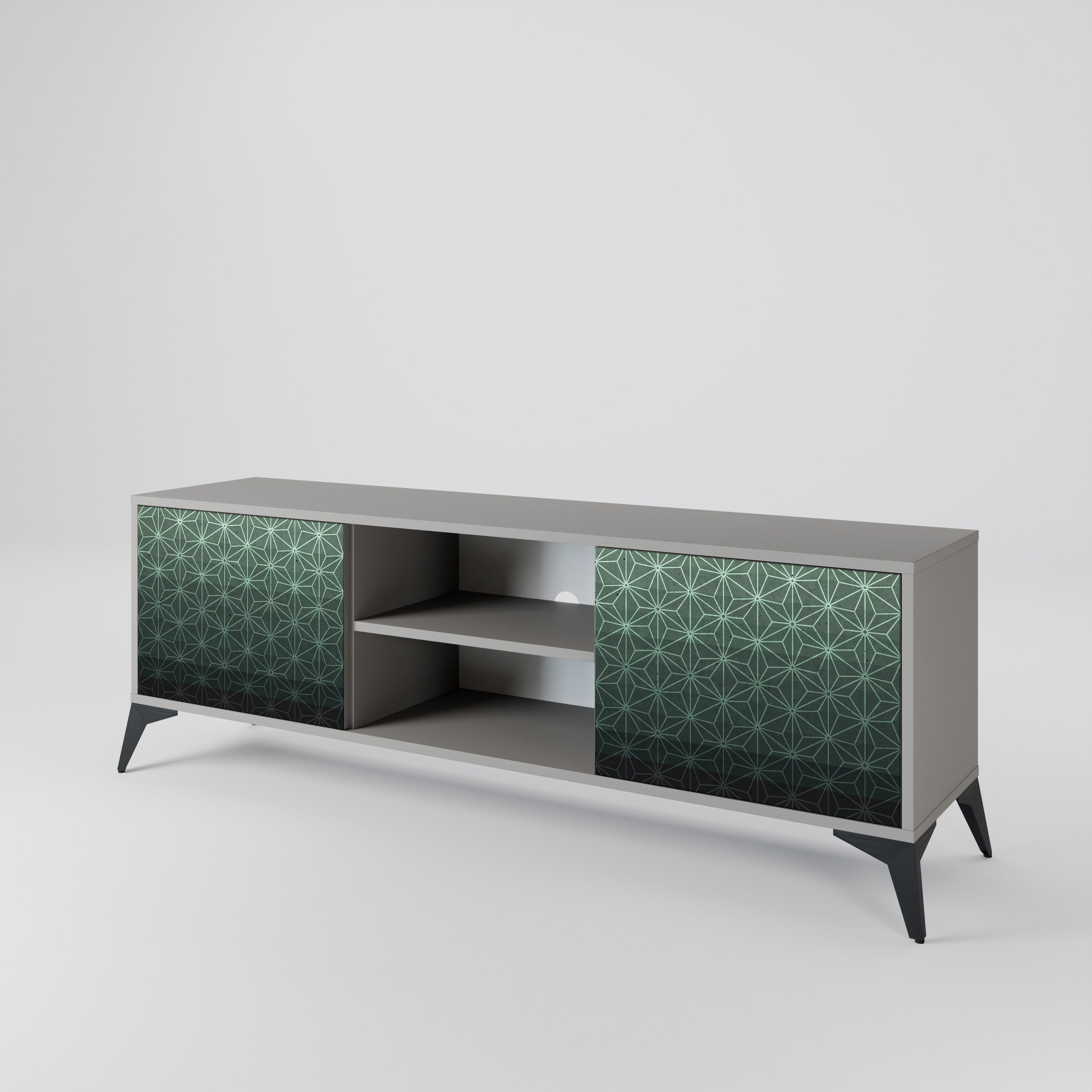 ORNAMENTAL GLIMMER 2-Door TV Cabinet