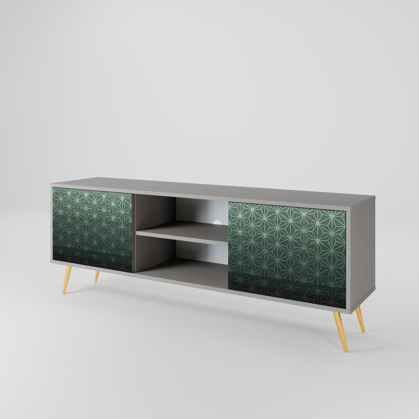 ORNAMENTAL GLIMMER Dvoudveřový TV stolek