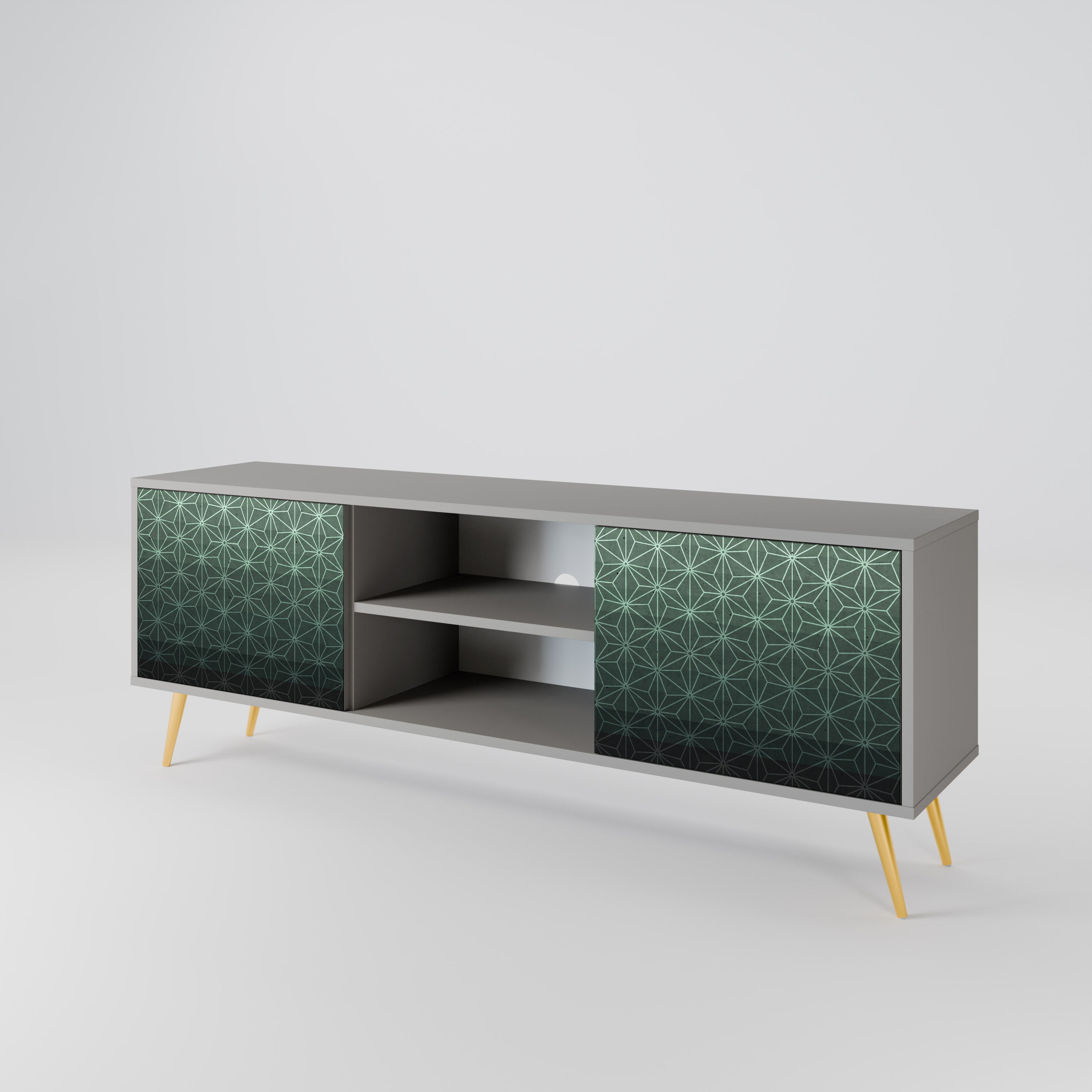 ORNAMENTAL GLIMMER 2-Door TV Cabinet