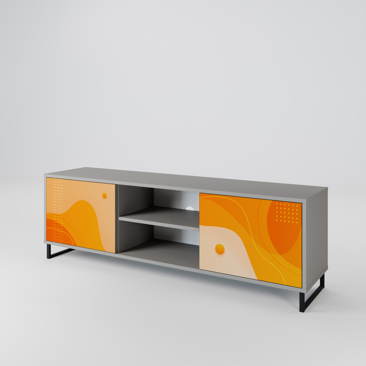 ORANGE ARRANGEMENT Dvoudveřový TV stolek