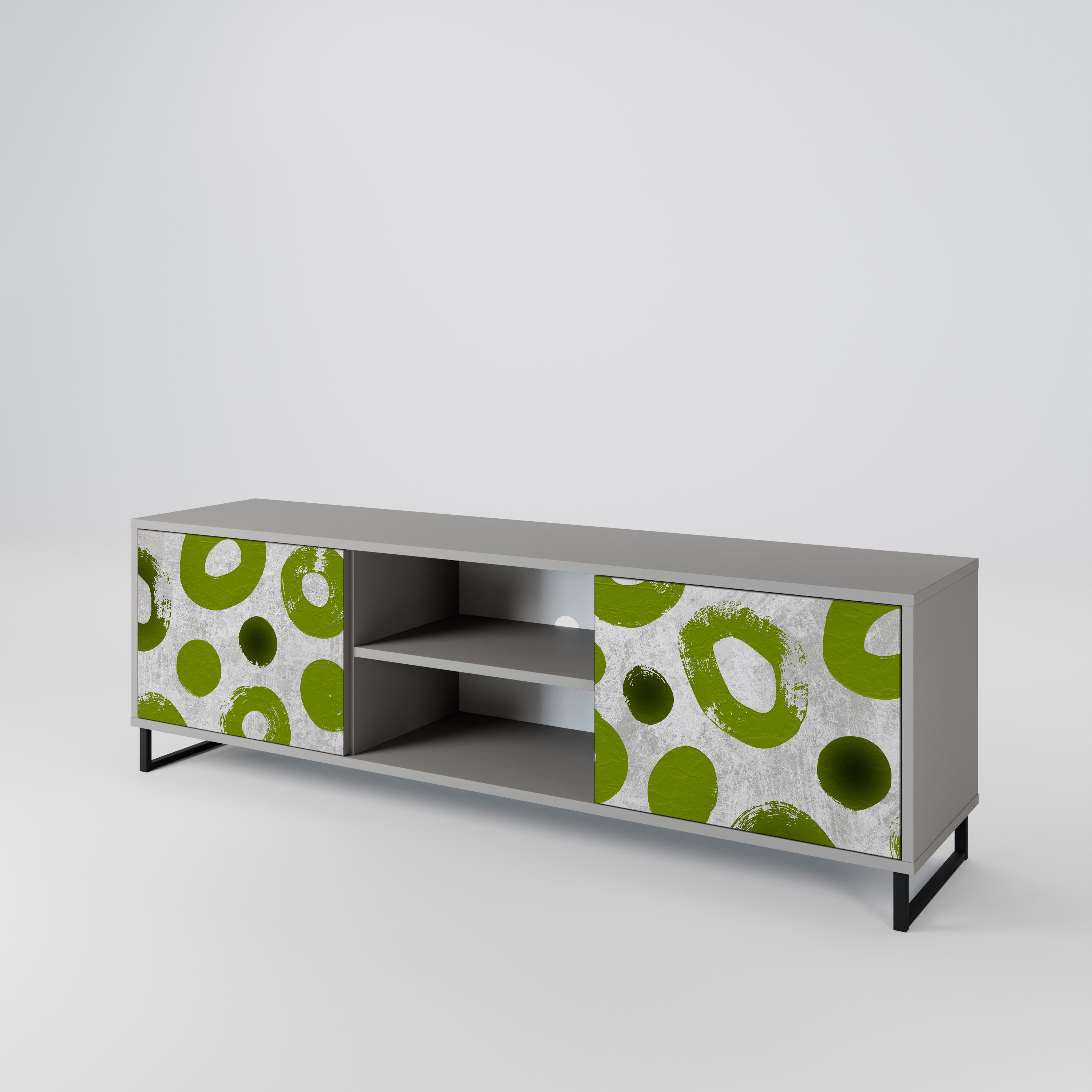 GREEN RHAPSODY 2-Door TV Cabinet