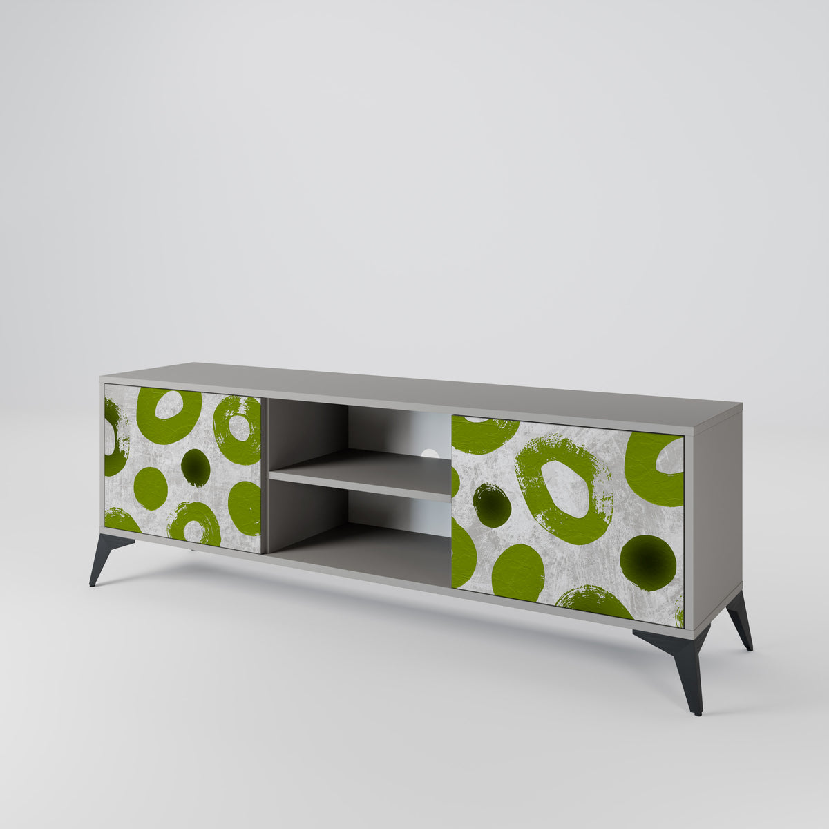 GREEN RHAPSODY Dvoudveřový TV stolek