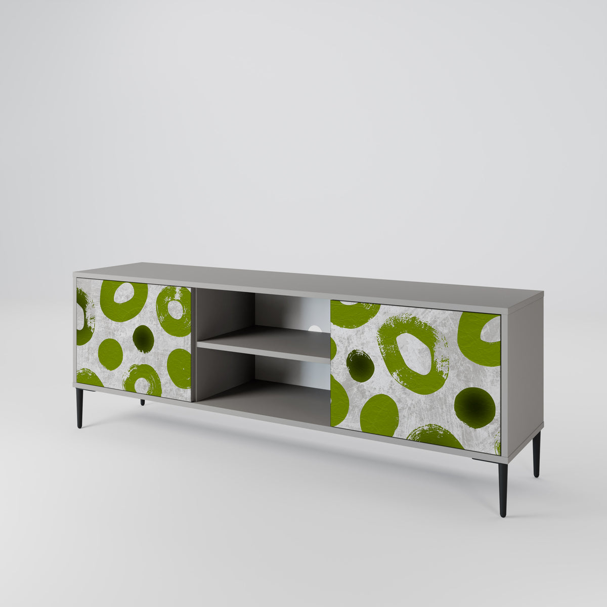 GREEN RHAPSODY Dvoudveřový TV stolek