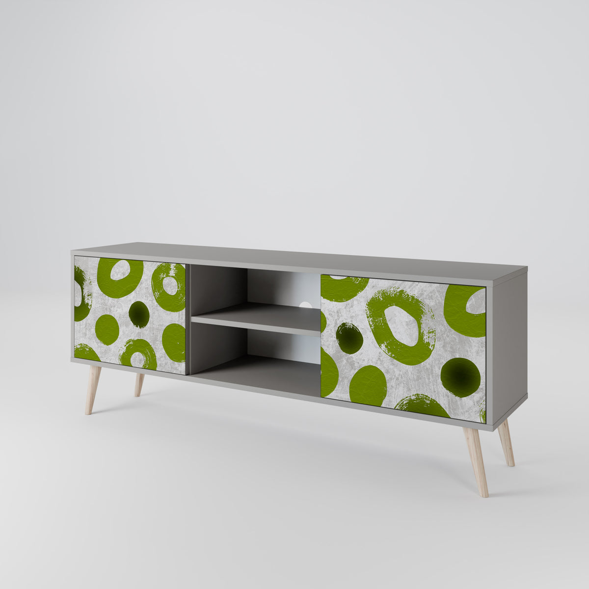 GREEN RHAPSODY Dvoudveřový TV stolek