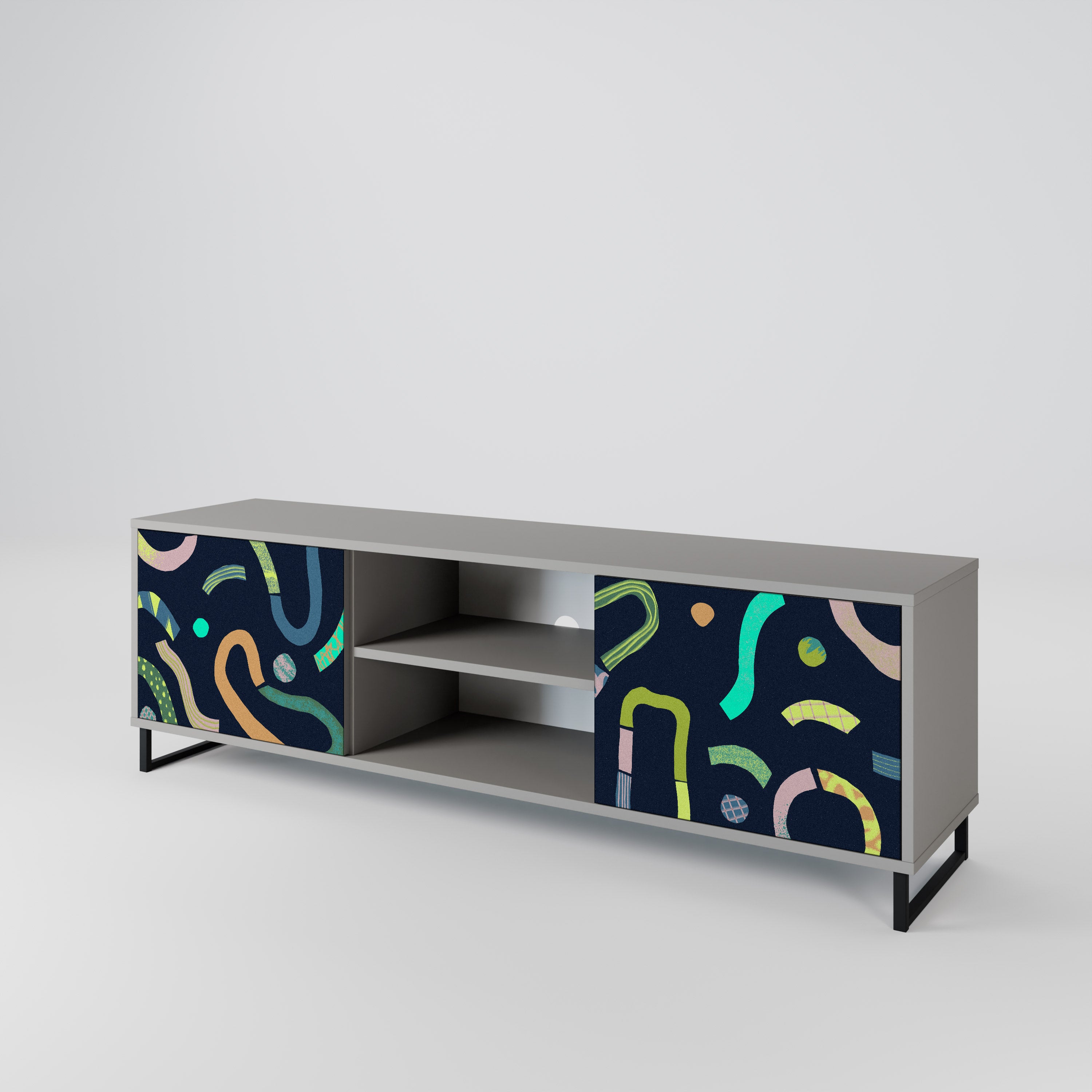CONTRAST DANCE 2-Door TV Cabinet
