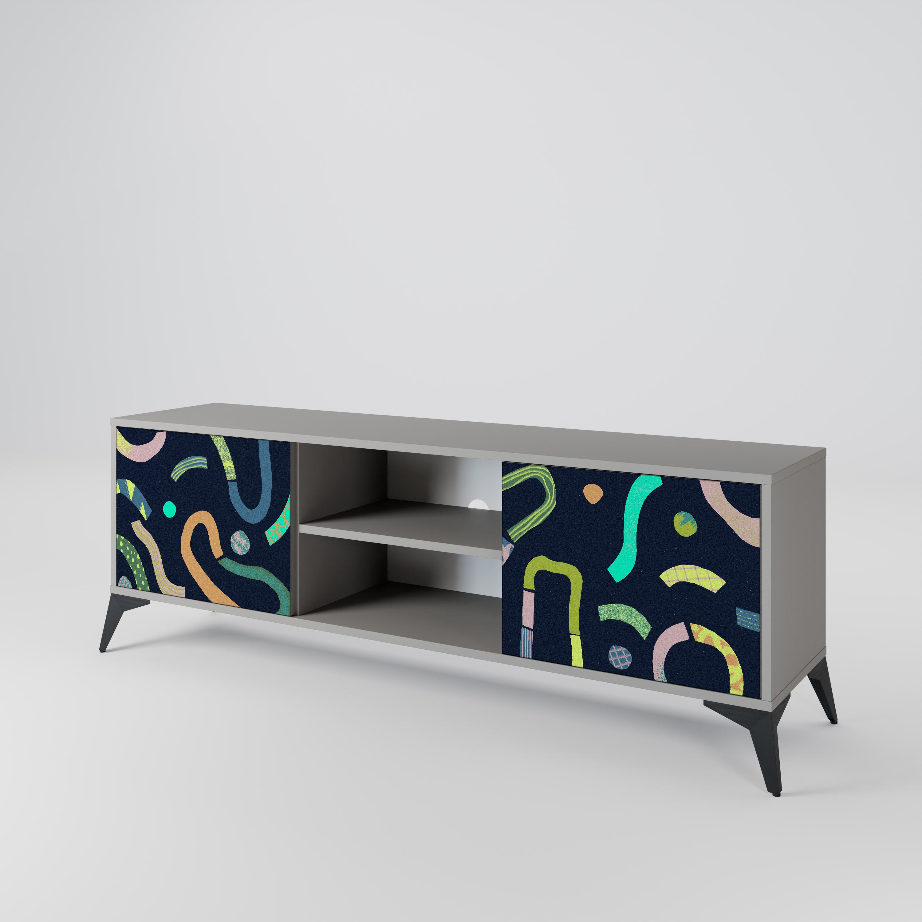 CONTRAST DANCE 2-Door TV Cabinet