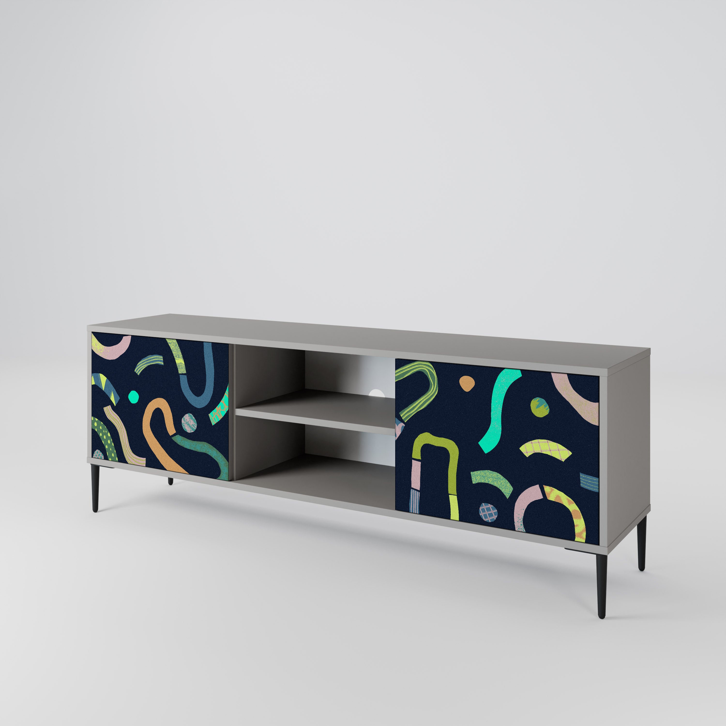 CONTRAST DANCE 2-Door TV Cabinet