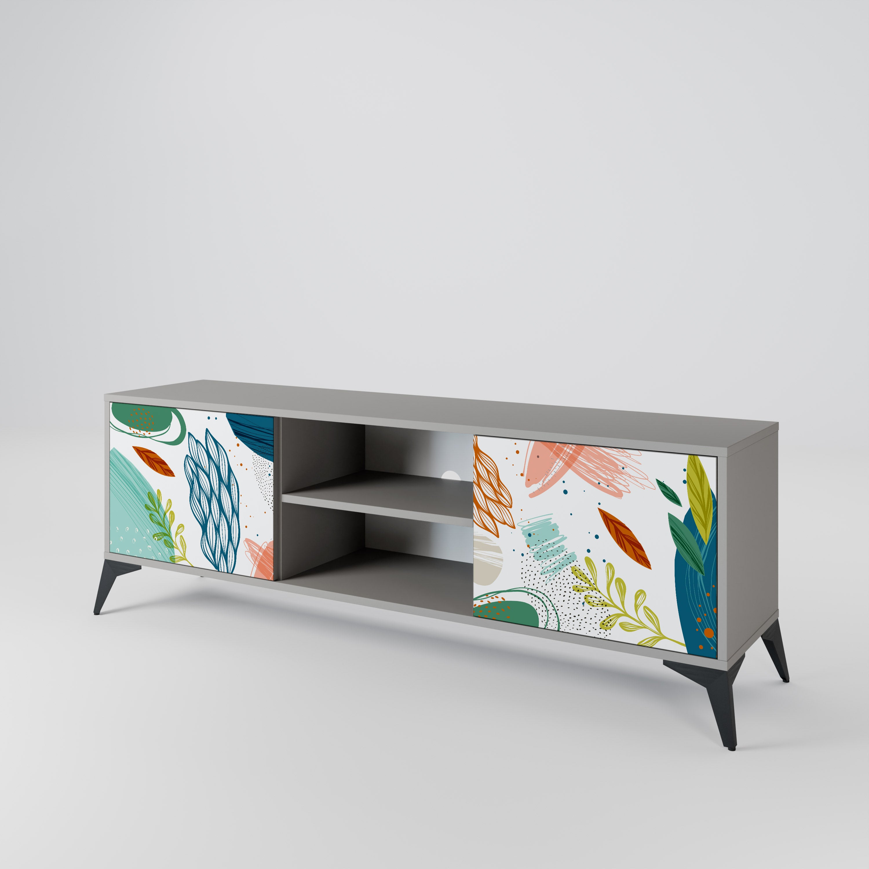 BOTANICAL HURRICANE 2-Door TV Cabinet
