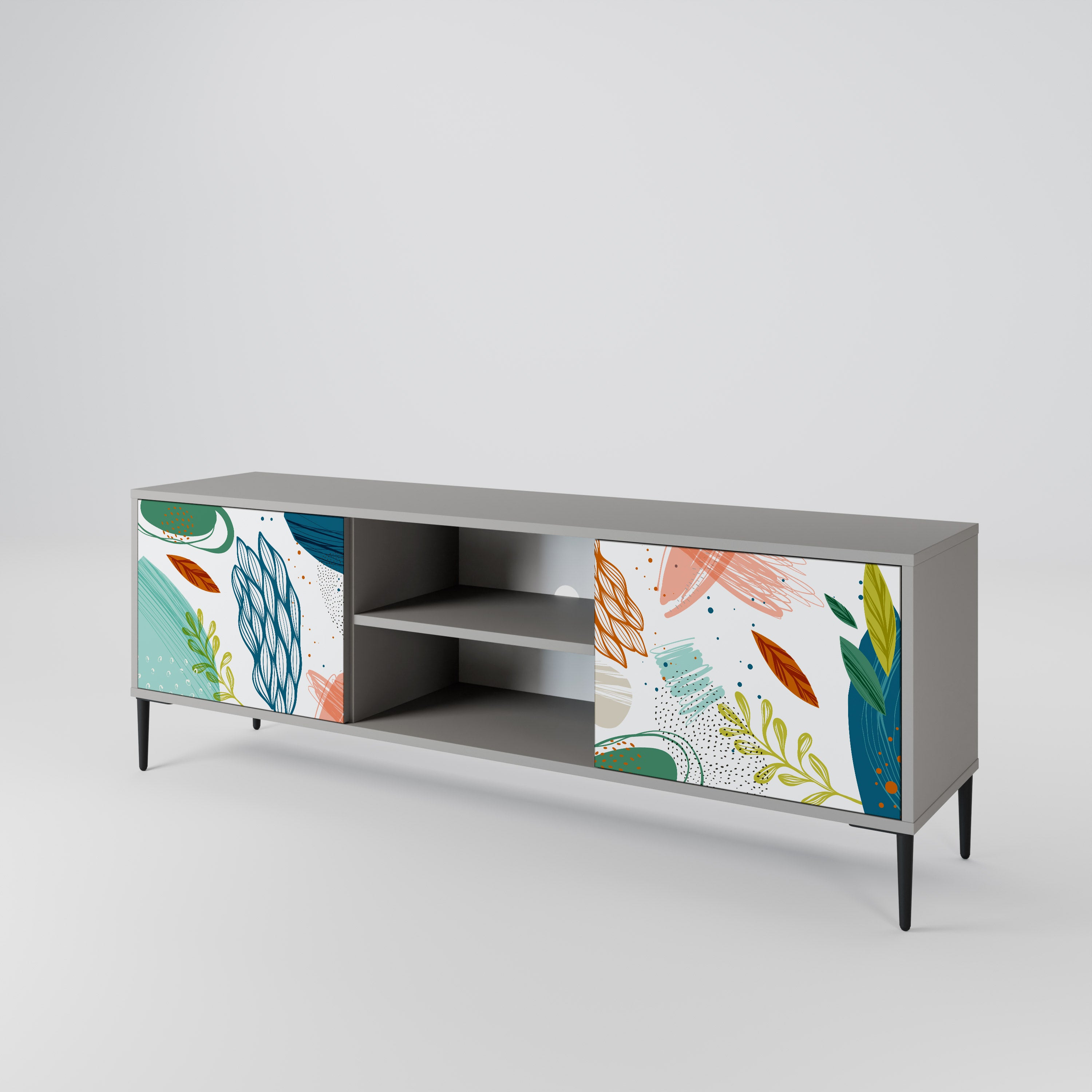 BOTANICAL HURRICANE 2-Door TV Cabinet