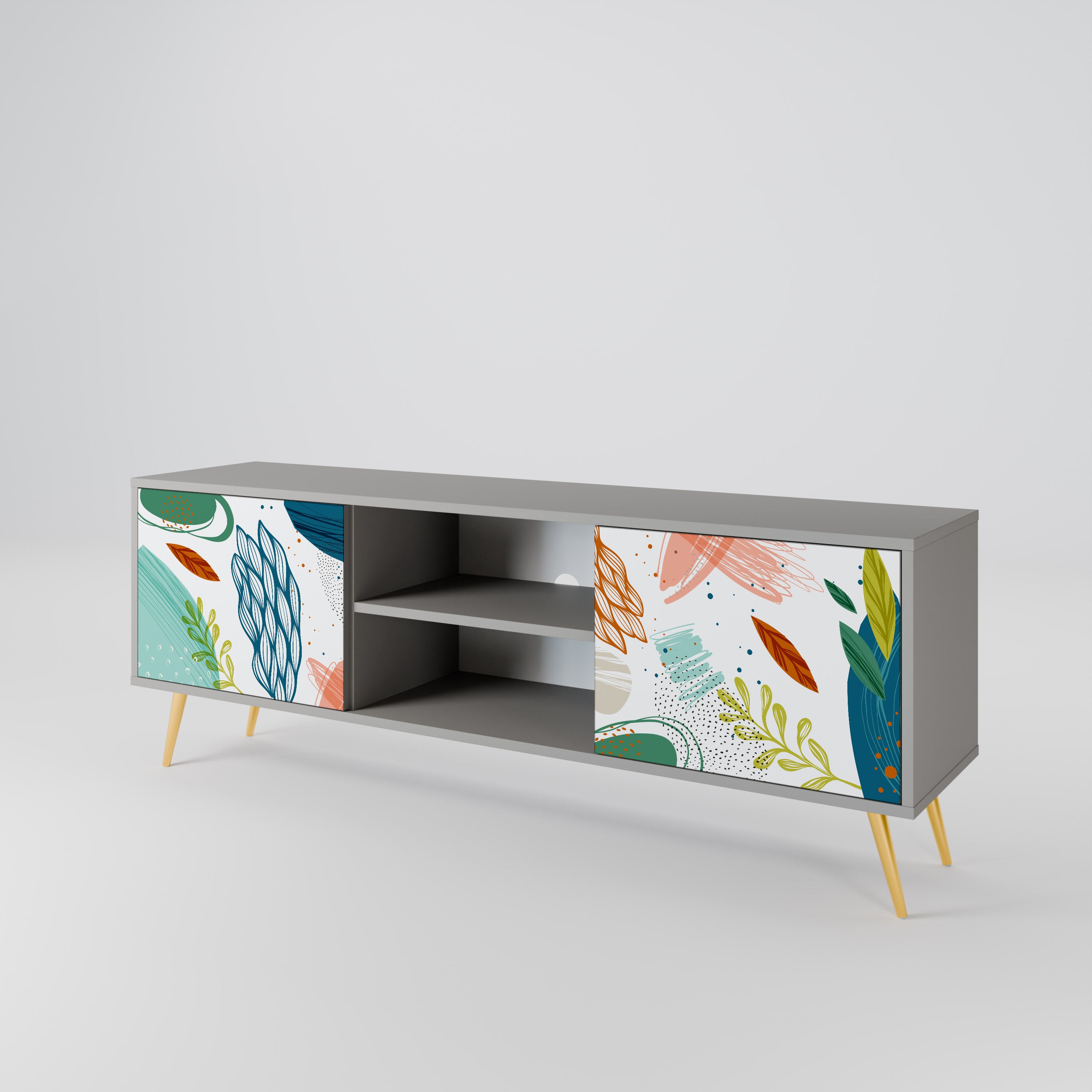 BOTANICAL HURRICANE 2-Door TV Cabinet