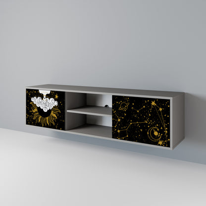STELLAR CONSTELLATIONS Dvoudveřový TV stolek