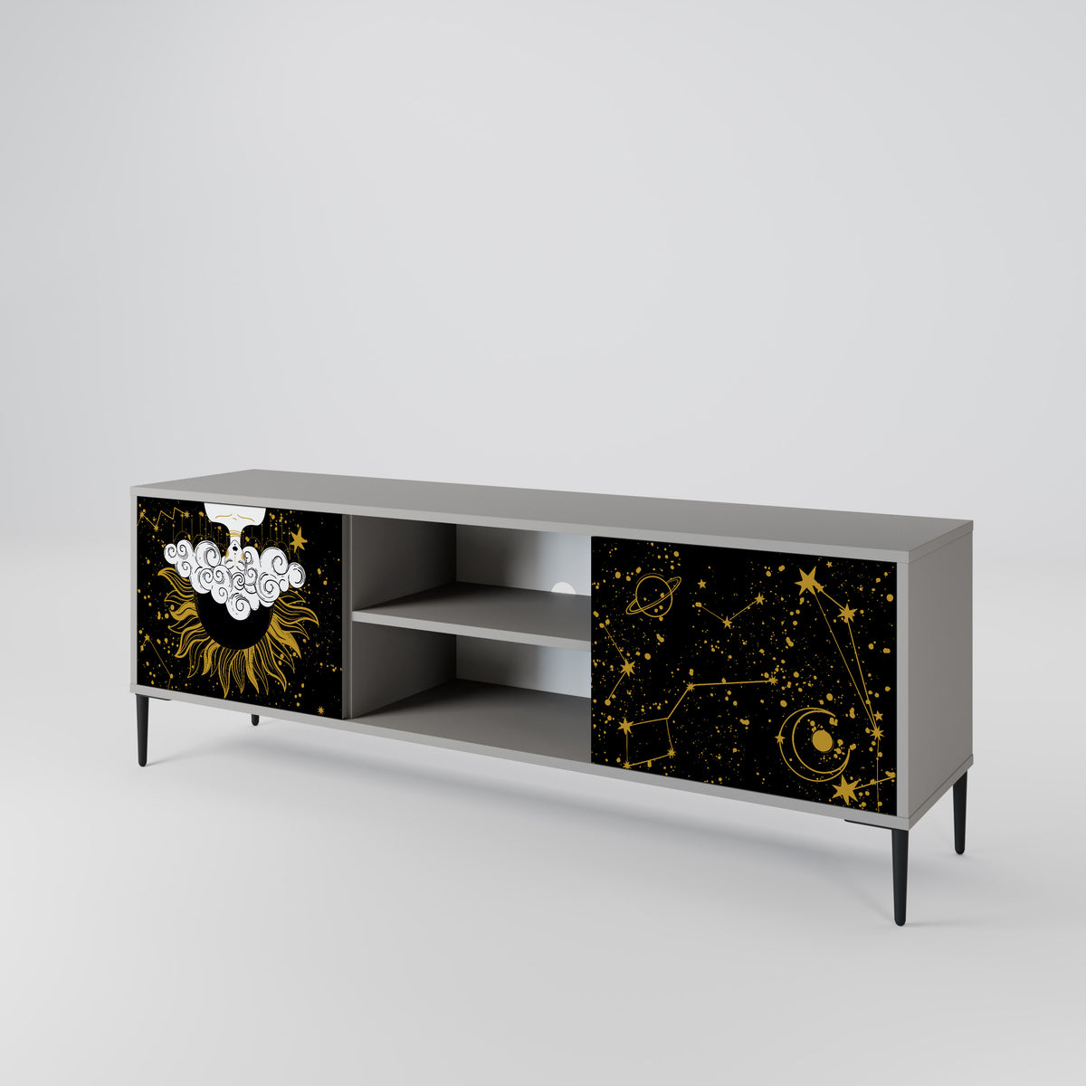 STELLAR CONSTELLATIONS Dvoudveřový TV stolek